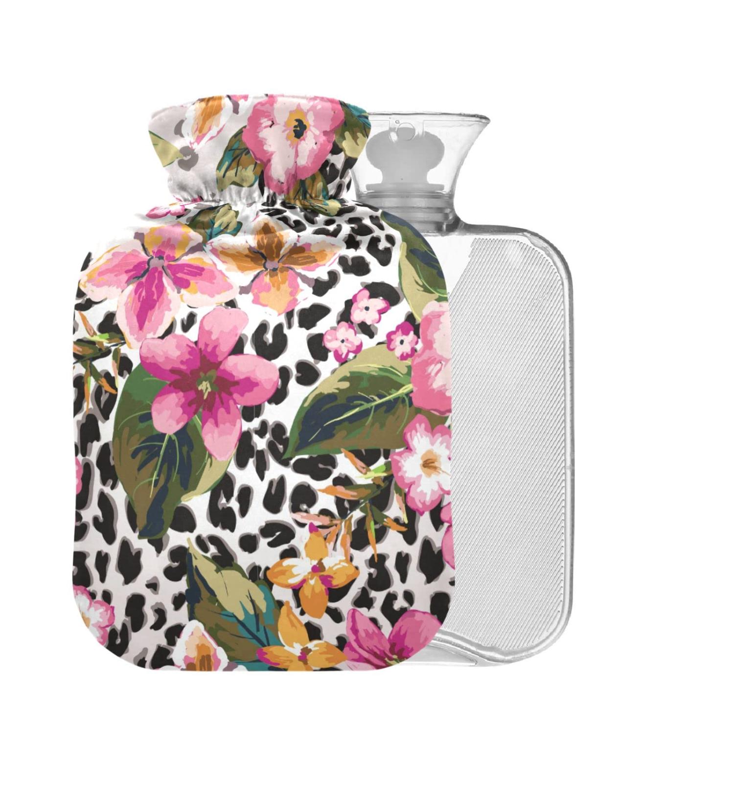Tropical Leopard Heat Bottle 1L - BPA-Free Pain Relief for Headaches Neck & Shoulders - Buy Online on GoSupps.com