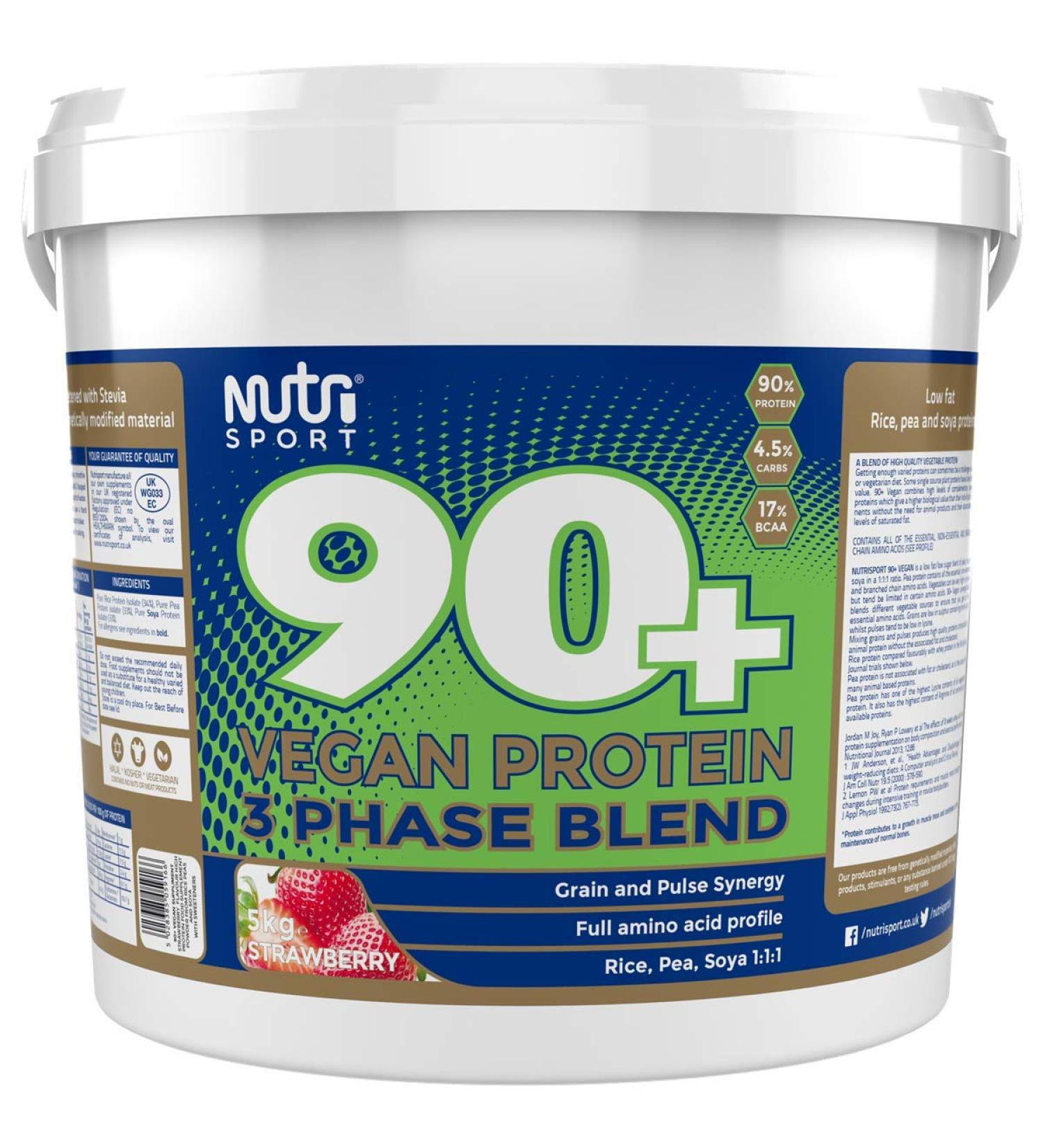 Nutrisport Nutrisport Vegan Proteins 90+ Chocolate 5kg