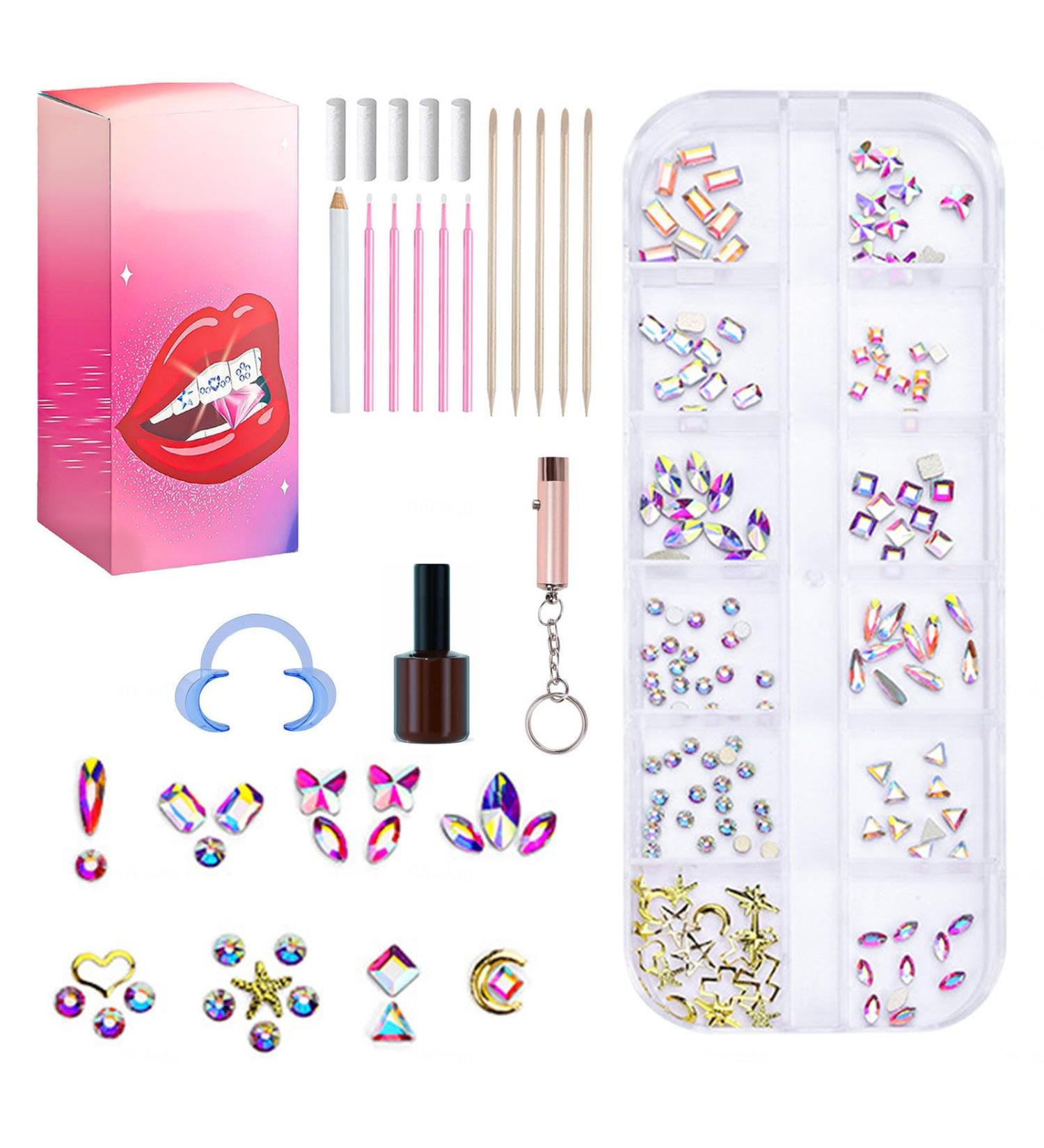 Tybeitao Tooth Jewelry Set - 8 Stylish Edelstein Designs for Social Gatherings - Buy Online on GoSupps.com