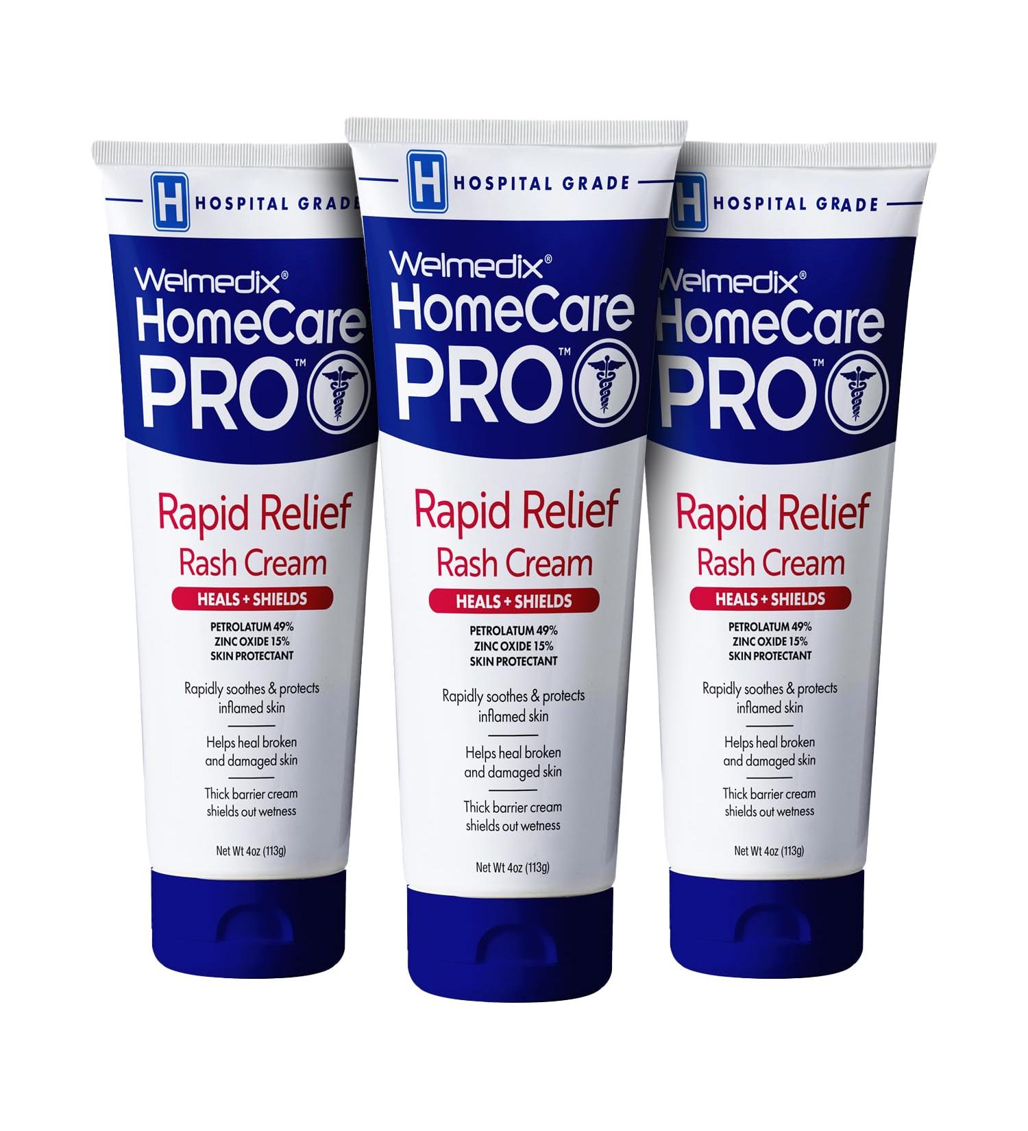 Welmedix Home Care Pro Rapid Relief Diaper Rash Cream - Pack of 3 - 4 Oz. - Buy Online on GoSupps.com