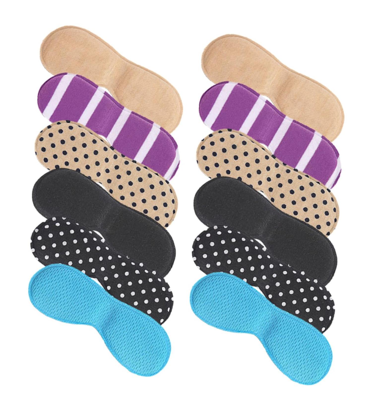 FOMIYES Heel Stickers & Cushions for Loose Shoes | 6 Pairs High Heel Comfort Pads & Inserts for Women - Buy Online on GoSupps.com