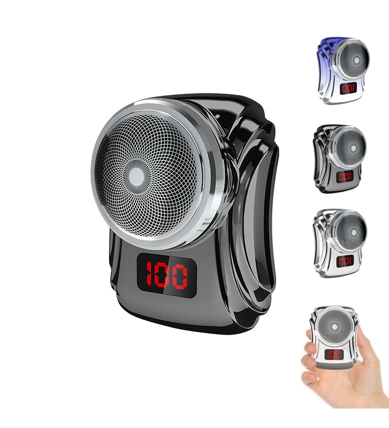 Zao Mini Electric Shaver for Men 2024 | Portable Travel Razor | Washable Mini Shaver (Black - Buy Online on GoSupps.com