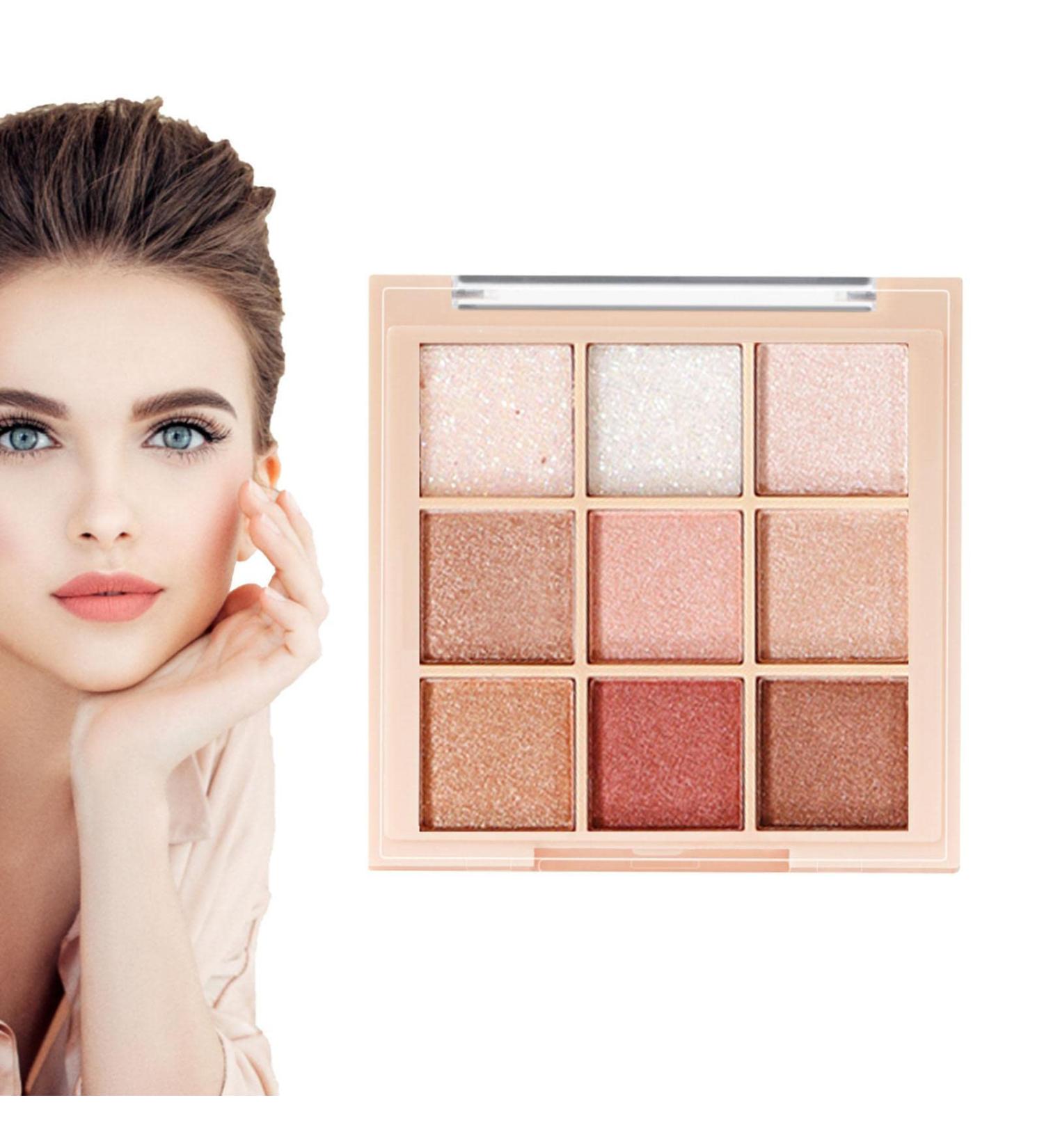  Wenmin Eyeshadow Makeup Matte Eyeshadow Powder 9 Colors | Shimmer Glitter Make Up Palette Makeup Eyeshadow for Women and Girls Wenmin - Buy Online on GoSupps.com