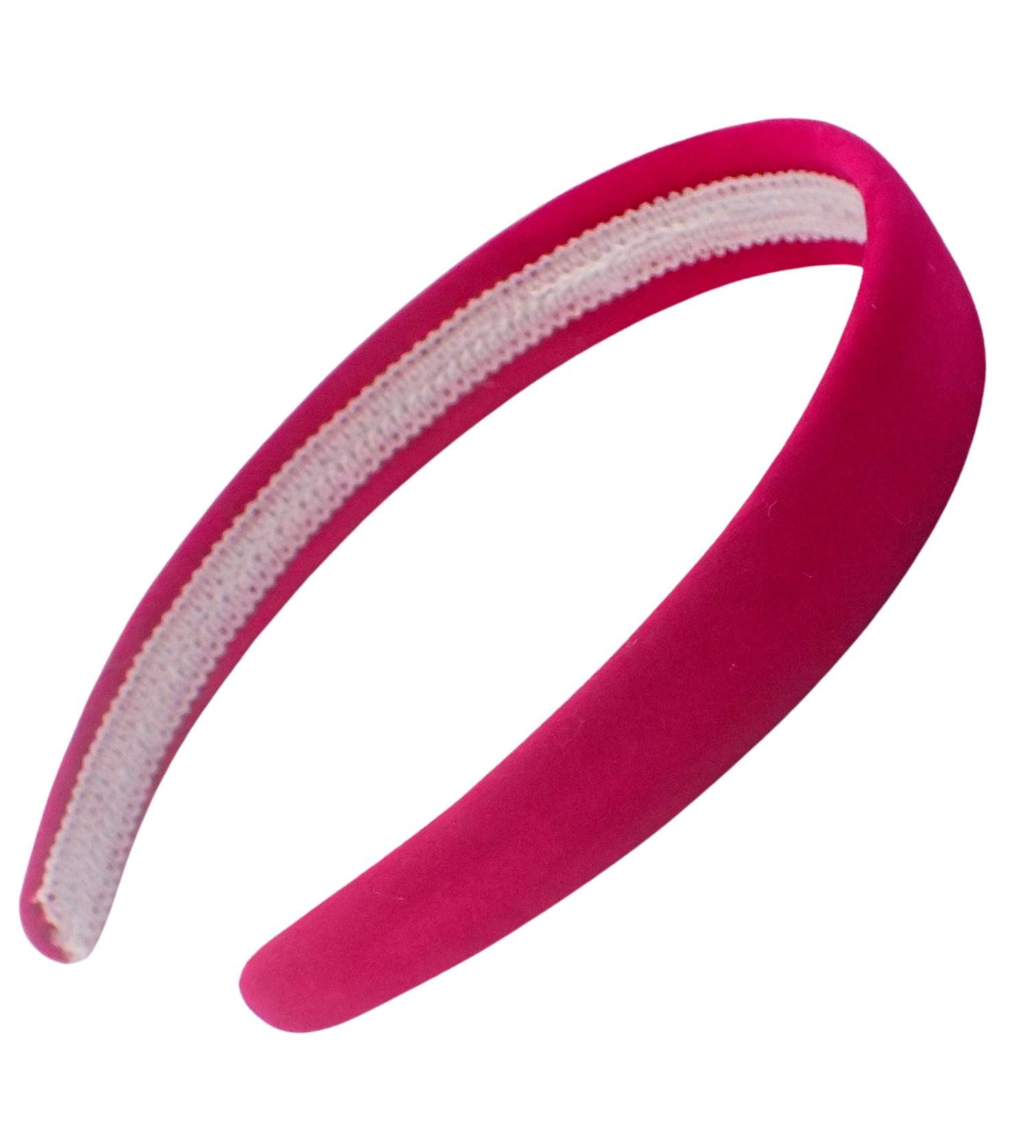 Topkids Accessories Velvet Alice Bands Luxury Headband Head Band Hairband Hair Band Adult Women Ladies Girls Kids Wedding Bride Fashion Aliceband Wonderland 2.5cm 1" Thick Wide (Hot Pink) - Buy Online on GoSupps.com