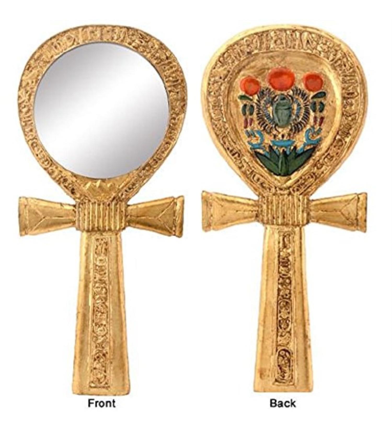 SUMMIT COLLECTION Ankh Egyptian Mirror Collectible Egypt God Religious Symbol Figurine