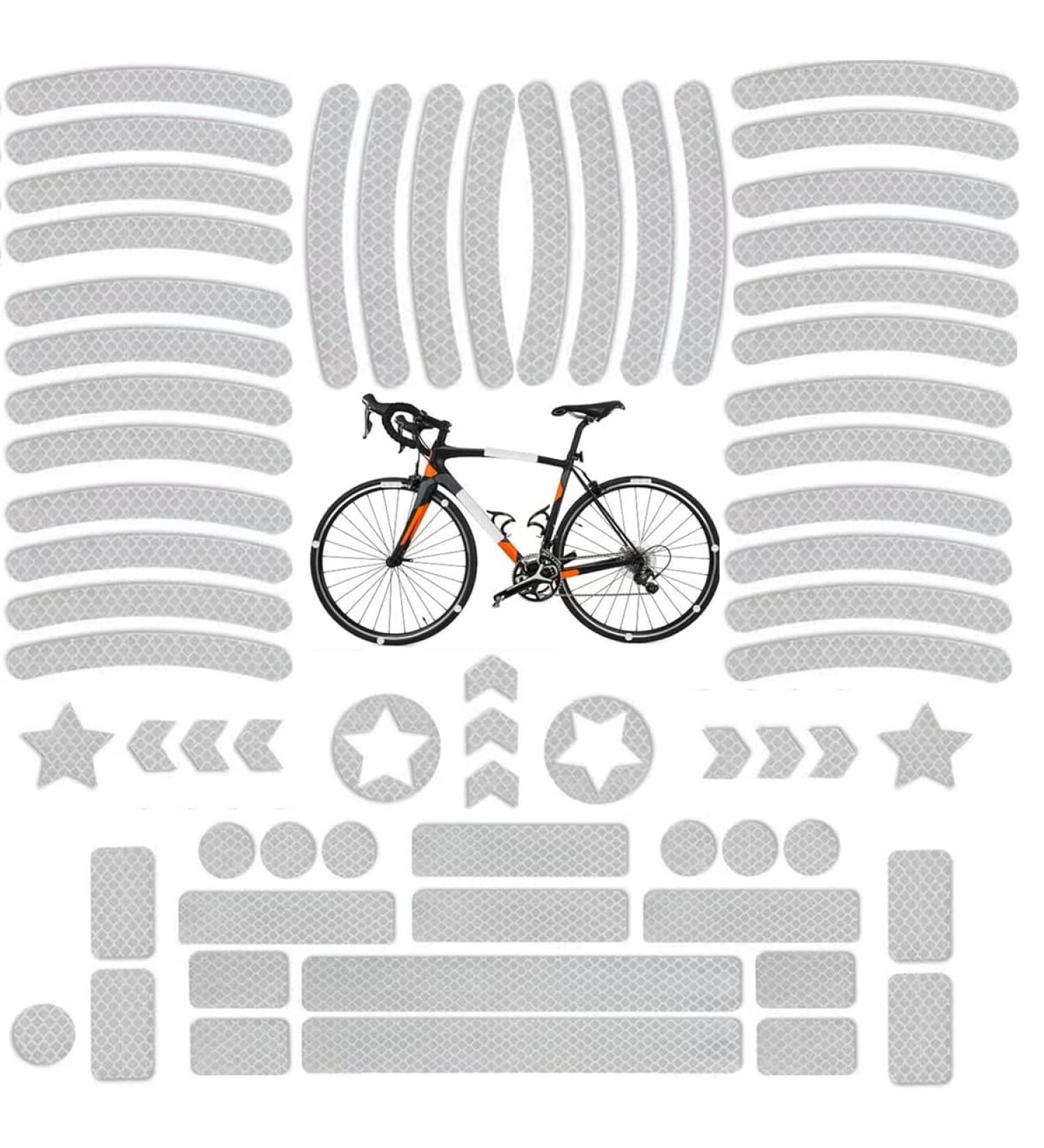 Tsathoggua Bicycle Reflectors Sticker Set - 66 Multi-Shape Stickers for Bikes Motorcycles & Strollers | Enhance Safety with Reflective Light Stickers - Buy Online on GoSupps.com