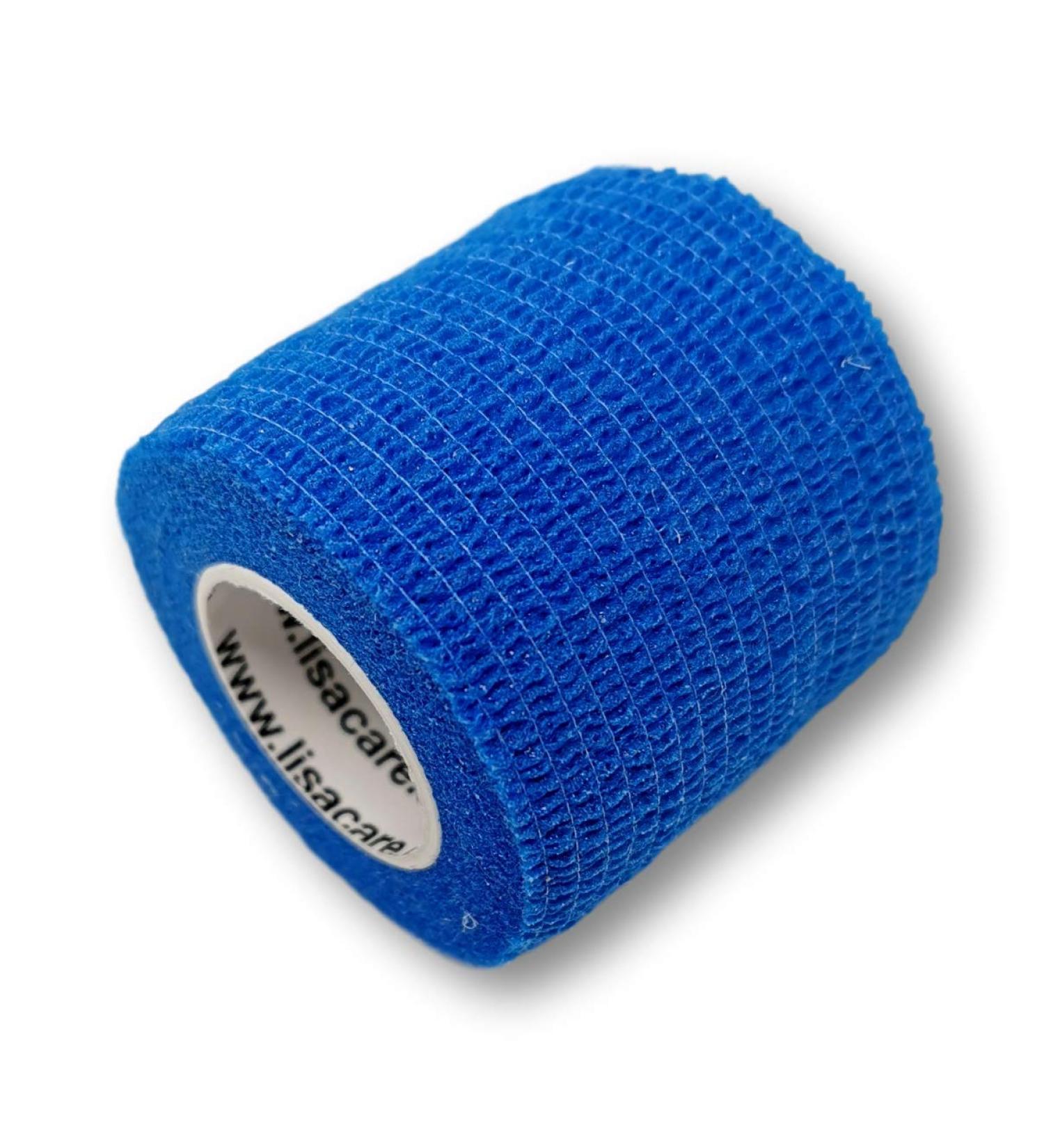 Lisacare Football Tape - 4 Rolls 5cm Wide | Medical Knee Wrap Bandages | Reliable Support in Blue - Motif & Color Selection - Buy Online on GoSupps.com