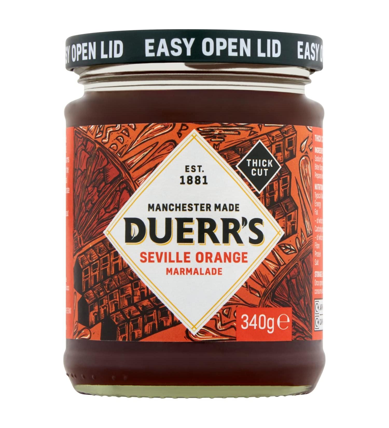 Duerr's Thick Cut Seville Orange Marmalade 340g