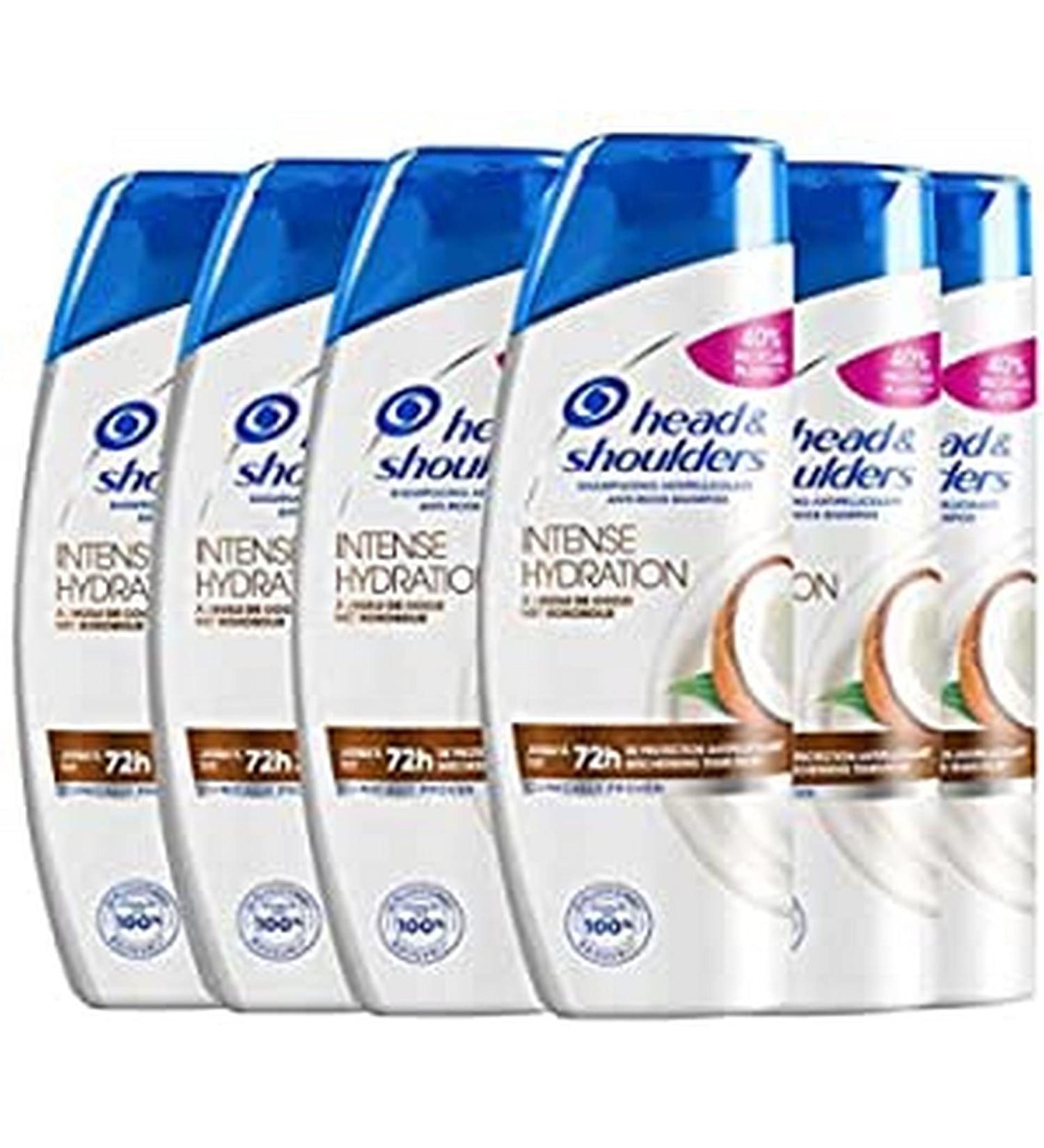 Head & Shoulders Intense Hydration Anti-Dandruff Shampoo with Coconut Oil Moisturizes your Hair and Scalp with a Long-Lasting Coconut Scent Pack of 6 x 285 ml - Buy Online on GoSupps.com