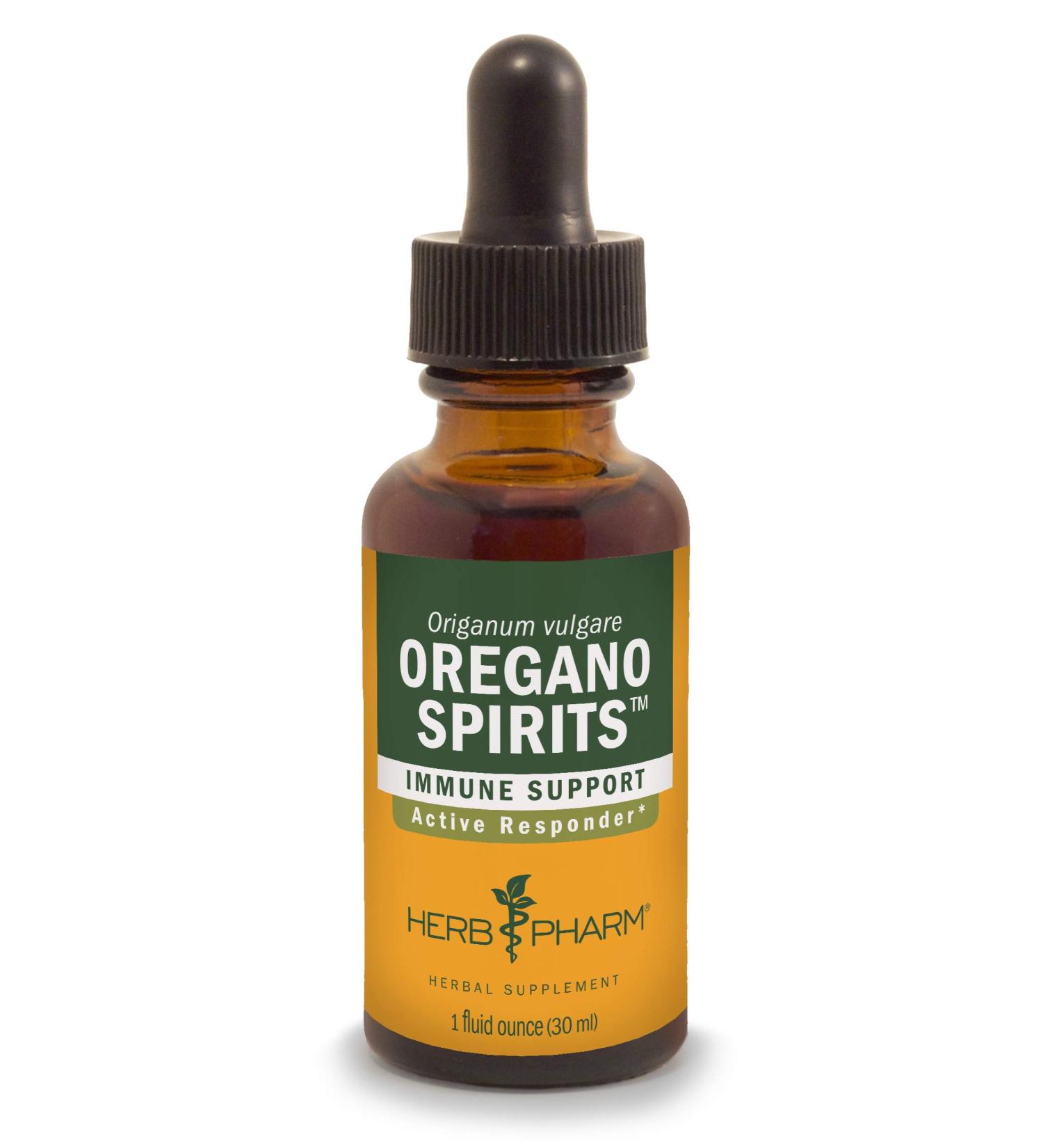 Herb Pharm Oregano Spirits 1 oz - Premium Herbal Extract for Immune Support - Buy Online on GoSupps.com