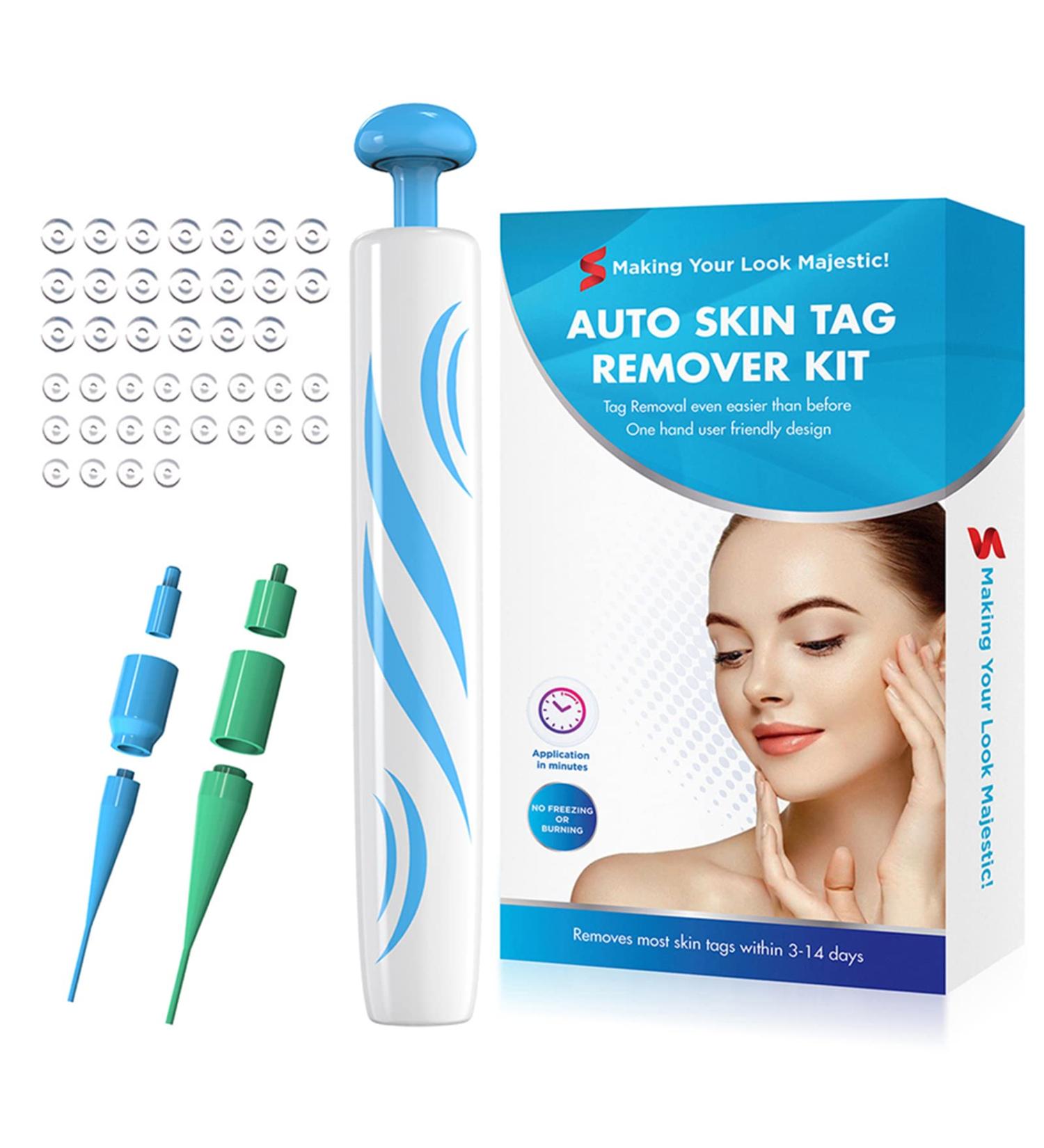 Auto Skin Tag Remover Fast Kit | Bestauty Safe & Painless Removal Patches for All Sizes (2mm-8mm) - Buy Online on GoSupps.com