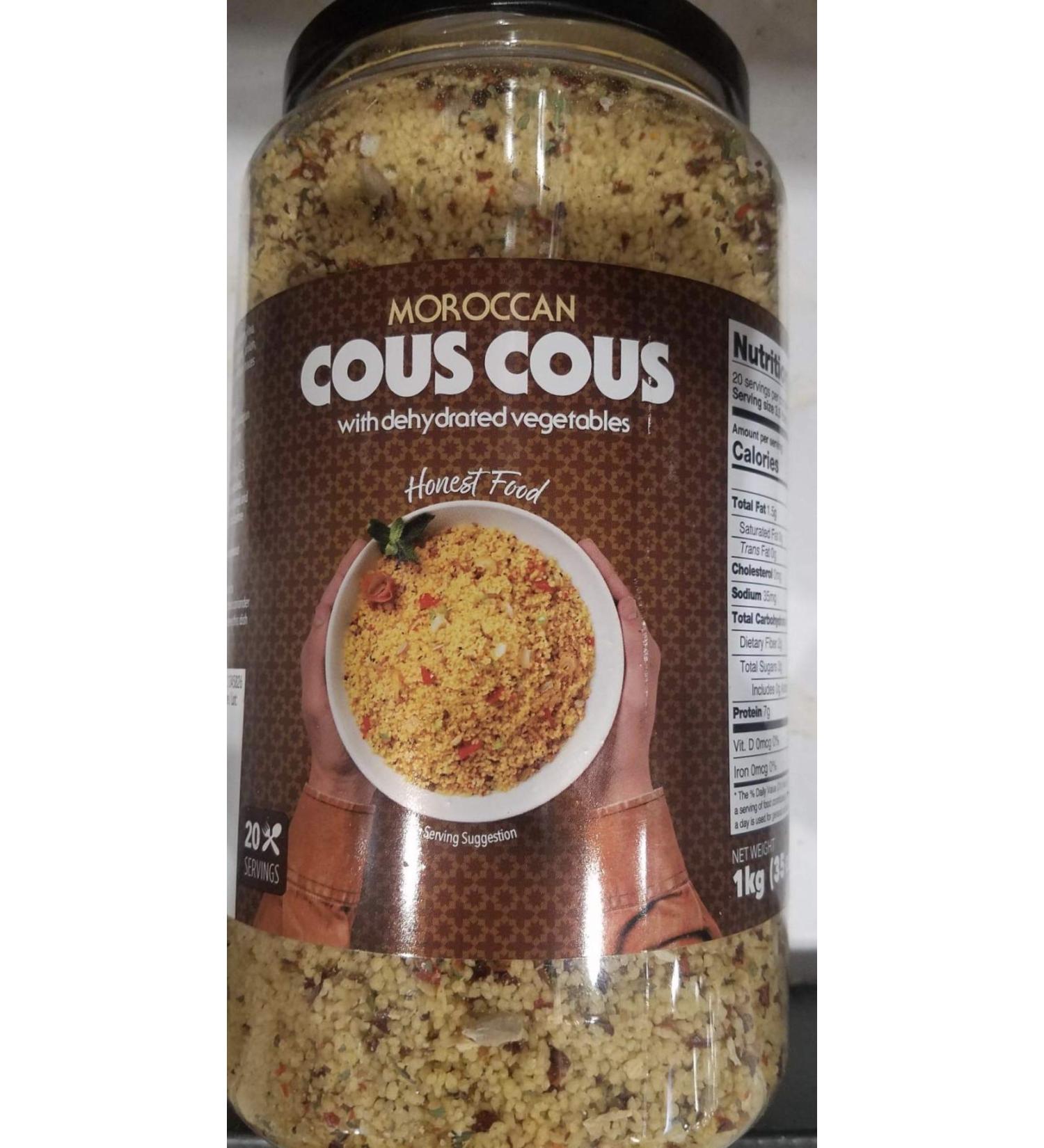 Trevijano Moroccan Couscous 1kg - Authentic North African Grain for Delicious Meals - Buy Online on GoSupps.com