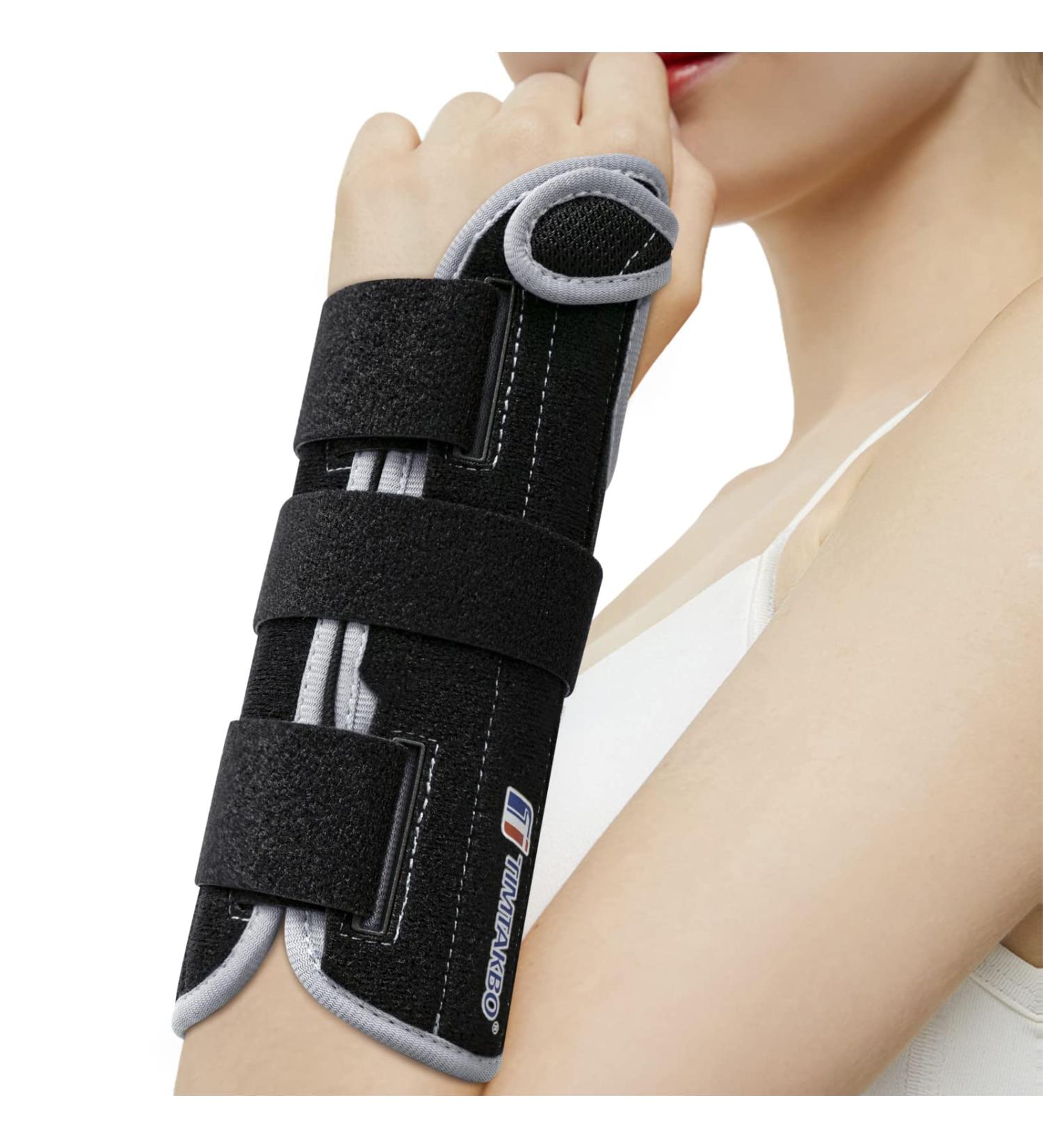 Buy TIMTAKBO Carpal Tunnel Wrist Brace Adjustable Night Support Hand Splint for Left Hand | Best for Arthritis Tendonitis and Sprains - Buy Online on GoSupps.com