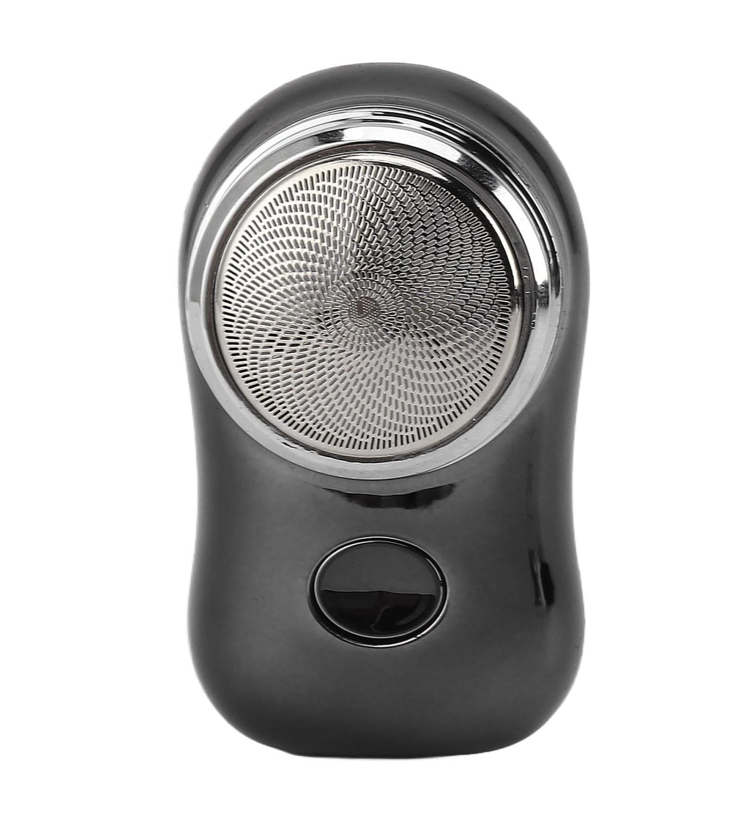 Mini Beard Clippers Type C Rechargeable One Button Operation Low Noise Mini Beard Trimmer Long Battery Life for Car (Black) - Buy Online on GoSupps.com