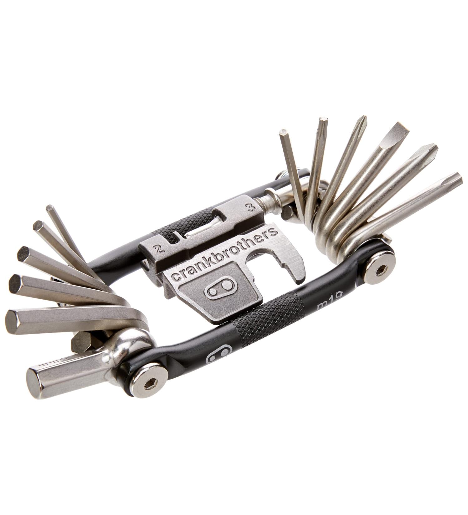 Crankbrothers Multi 19 Tool Black with Case - Compact Bike Tool Set - Buy Online on GoSupps.com