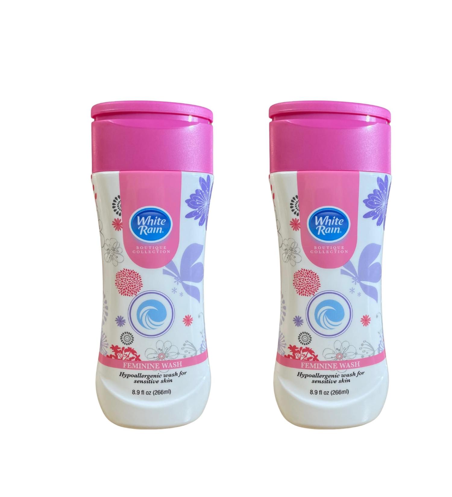 White Rain Hypoallergenic Feminine Wash (9oz - Pack of 2)