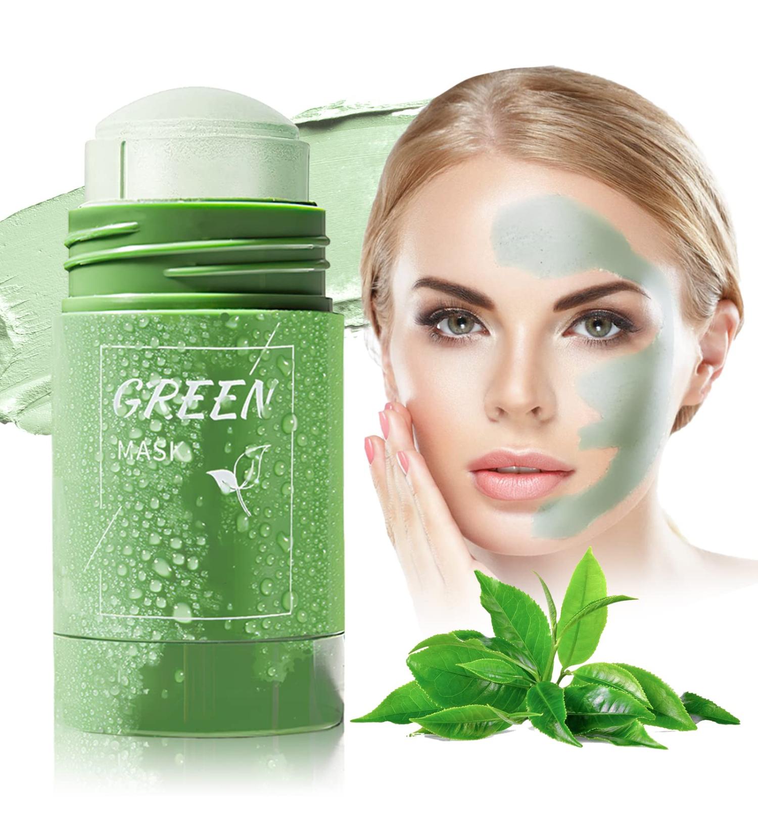Anguishil Green Tea Mask Stick - Deep Cleanse & Oil Control for All Skin Types (1 PCS) - Buy Online on GoSupps.com