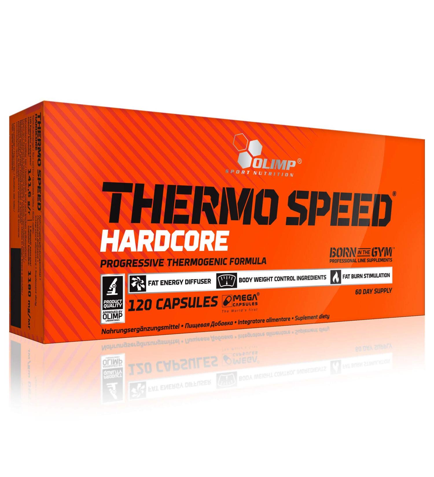 Thermogenic Fat Burner 120 Capsules | Stimulating Energy Pills | Fast Fat Reduction | Weight Loss - Buy Online on GoSupps.com