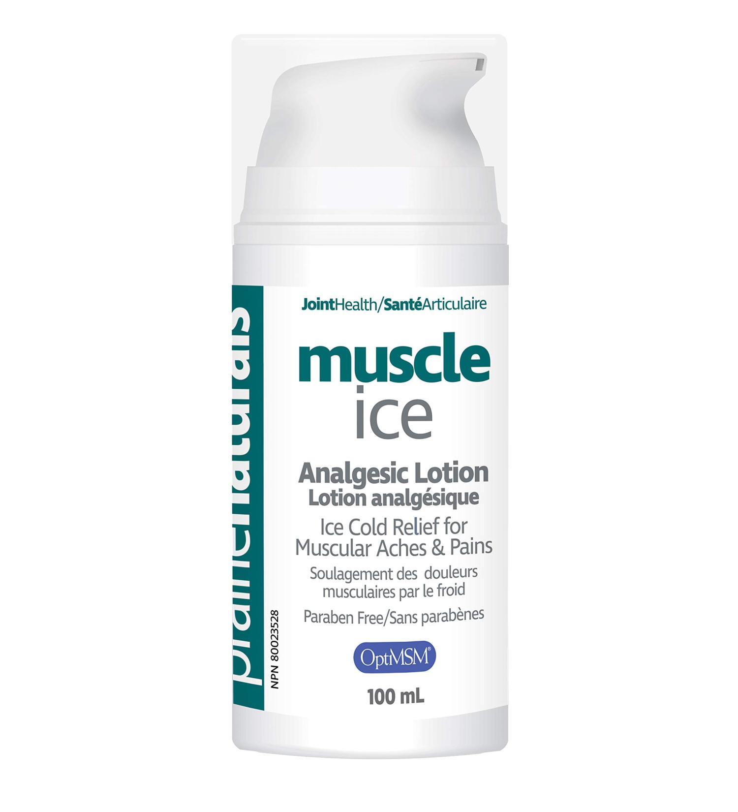 Prairie Naturals Muscle ice with optimsm instant cold relief lotion for muscles 100ml