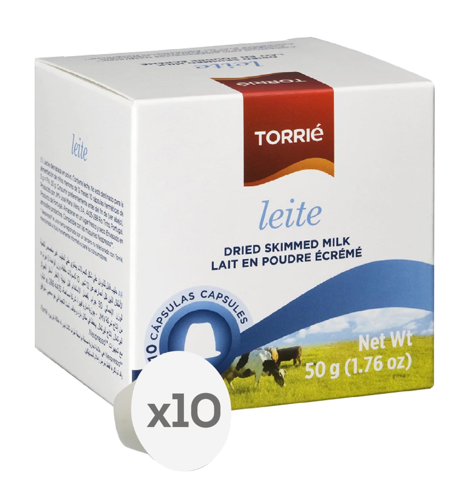 Torri Skimmed Milk compatible with Nespresso | Soluble PET | (10 pods) - Buy Online on GoSupps.com