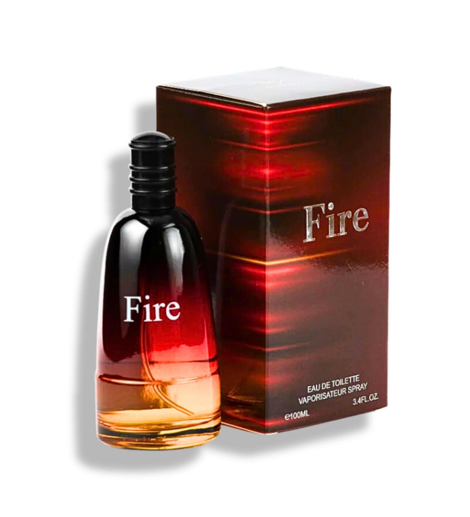 FIRE FOR MEN EAU DE TOILETTE 3.4 FL. Oz Aromatic Fougere fragrance for men. - Buy Online on GoSupps.com