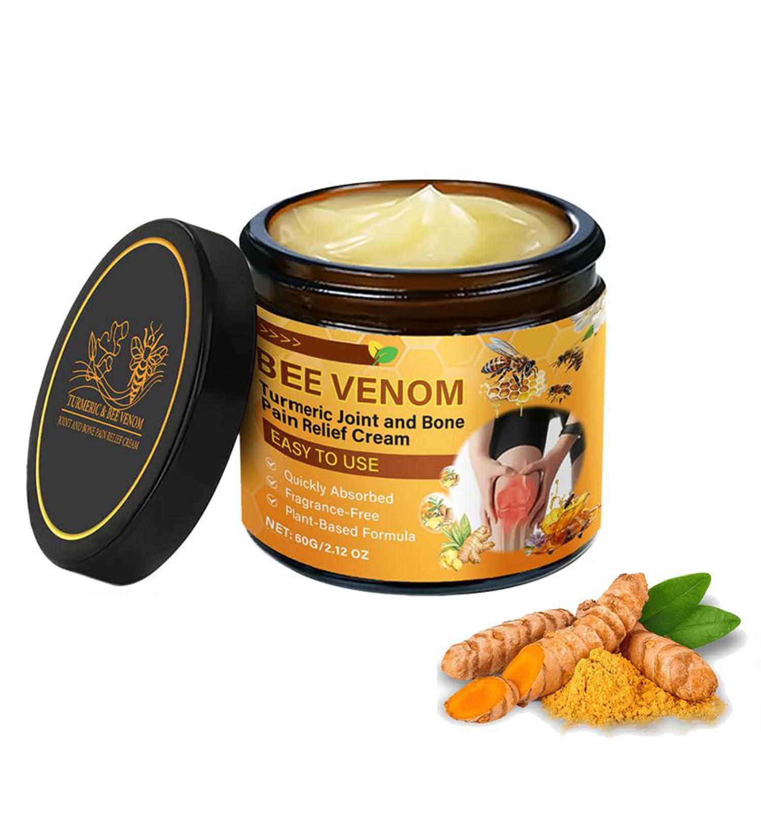ALLILUYAA Furzero bee venom cream 50 g bee venom and turmeric cream to relieve joint and bone pain - Buy Online on GoSupps.com