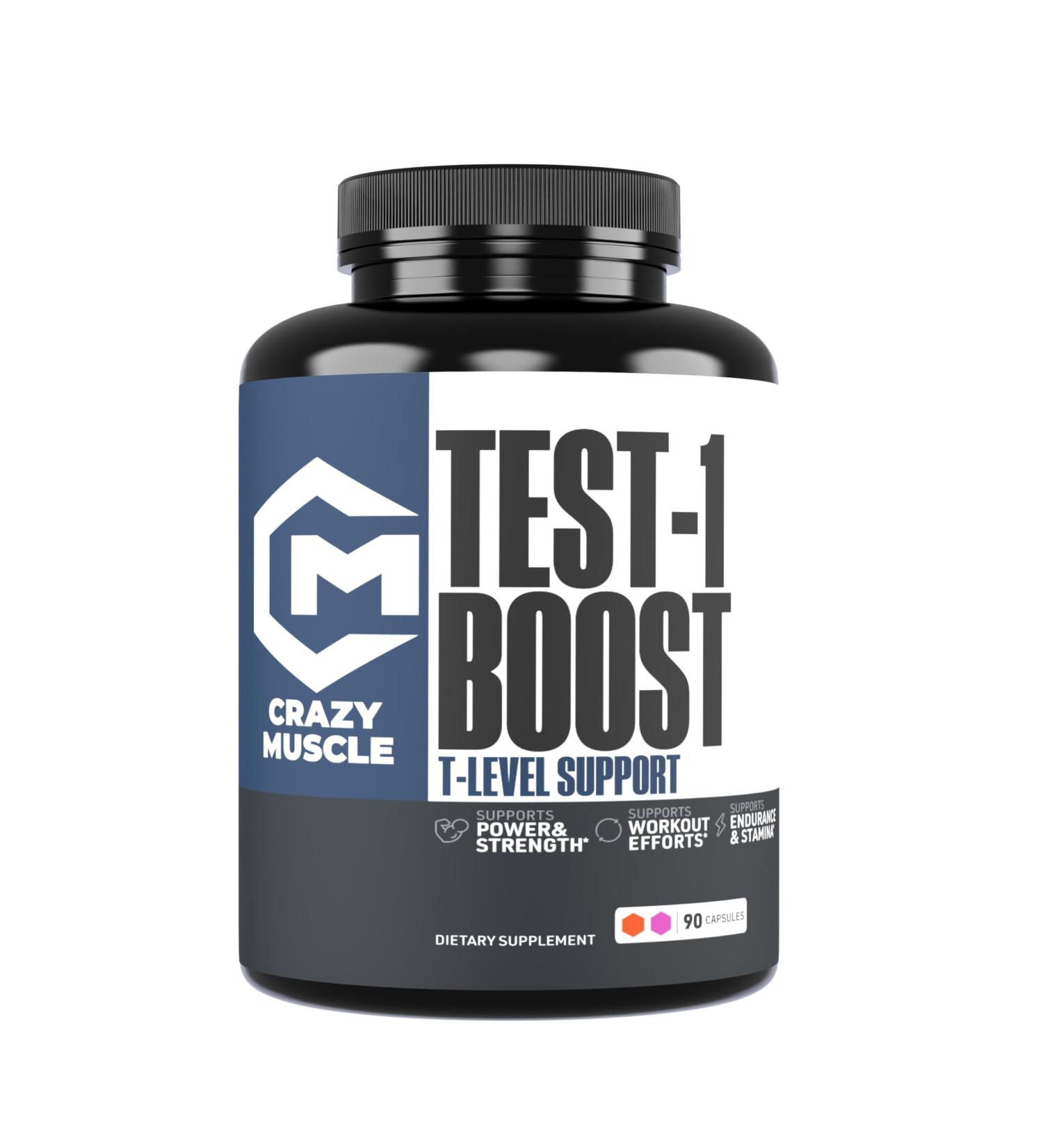 Crazy Muscle Booster for Men and Women (Over 1 300mg per Capsule) to Increase Low Levels in Males Reverse The Effects of Low Levels on Muscle and Fat 90 Supplement Pills - Buy Online on GoSupps.com