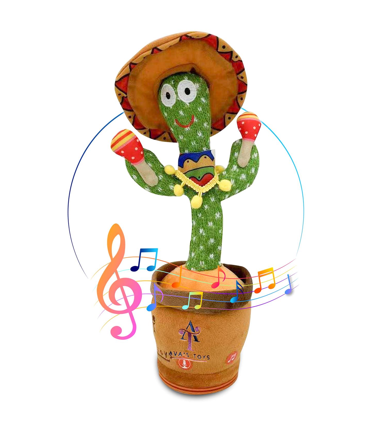 Ava's Toys Dancing Cactus- Voice Recorder & Repeat What You Say Talking Cactus Toy - Buy Online on GoSupps.com