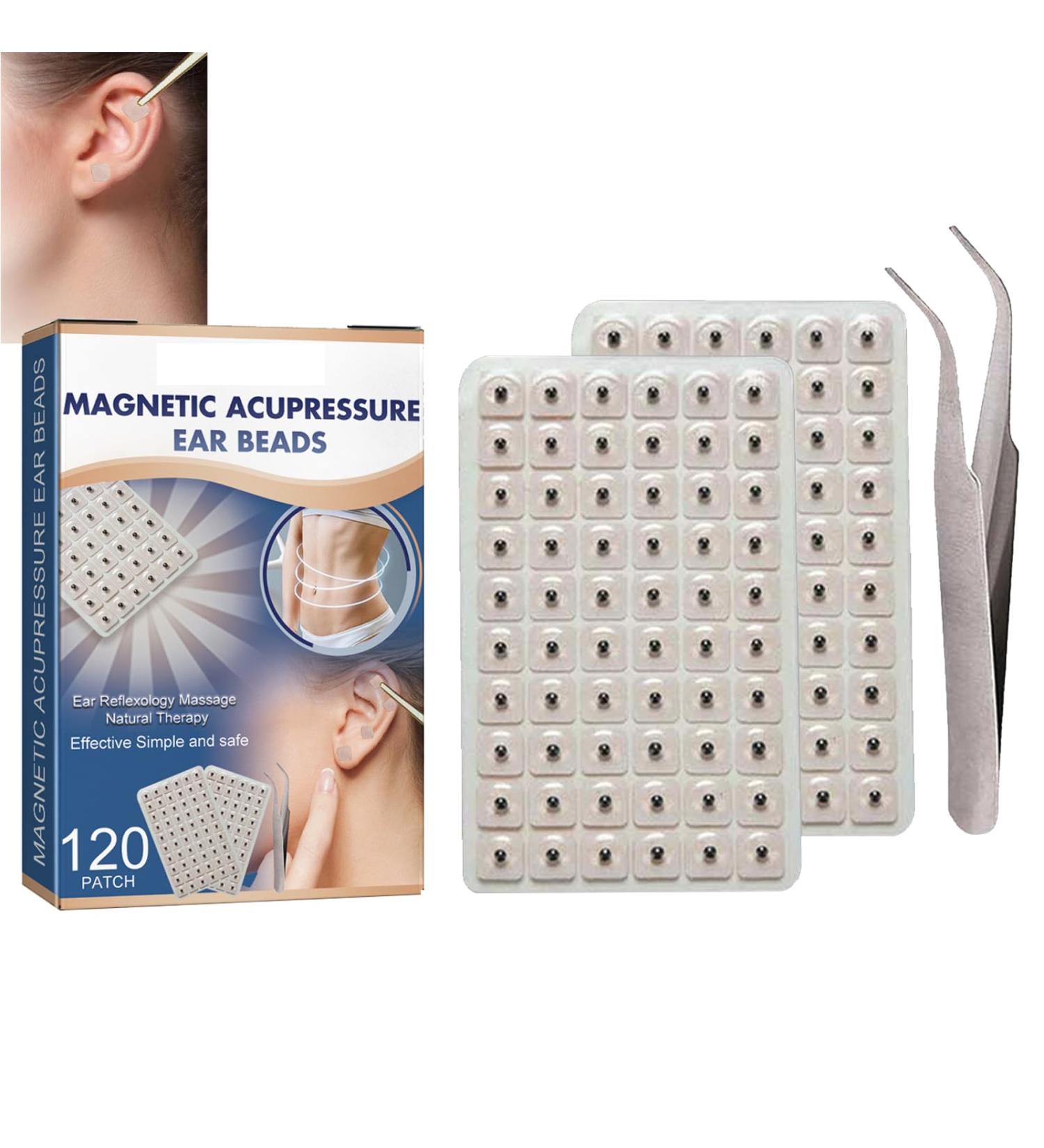 Acupuncture Ear Seeds - 120pcs Natural Slimming Ear Seed Plaster for Weight Loss & Sterilization - Buy Online on GoSupps.com