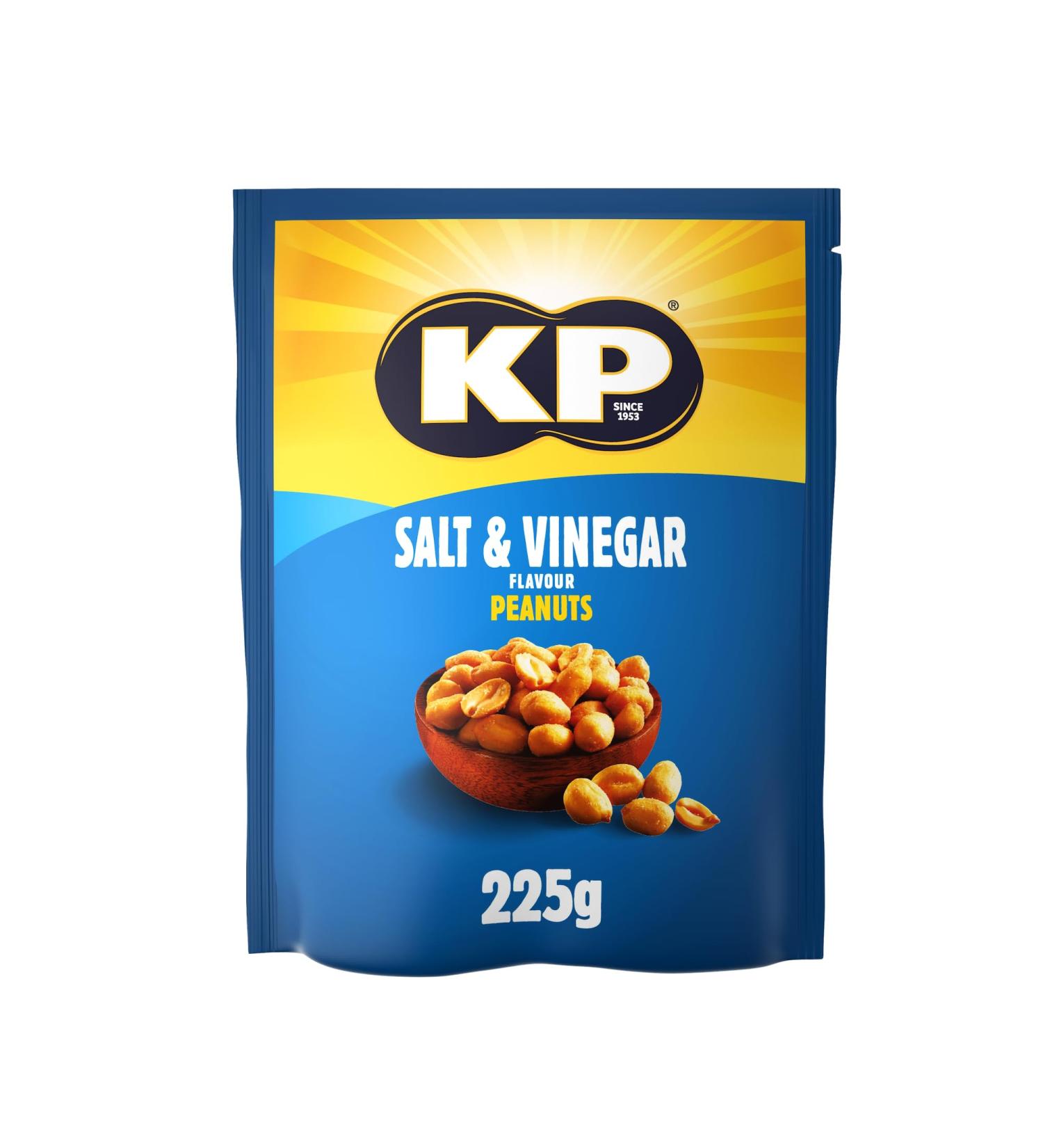 KP Peanuts Salt and Vinegar 225g
