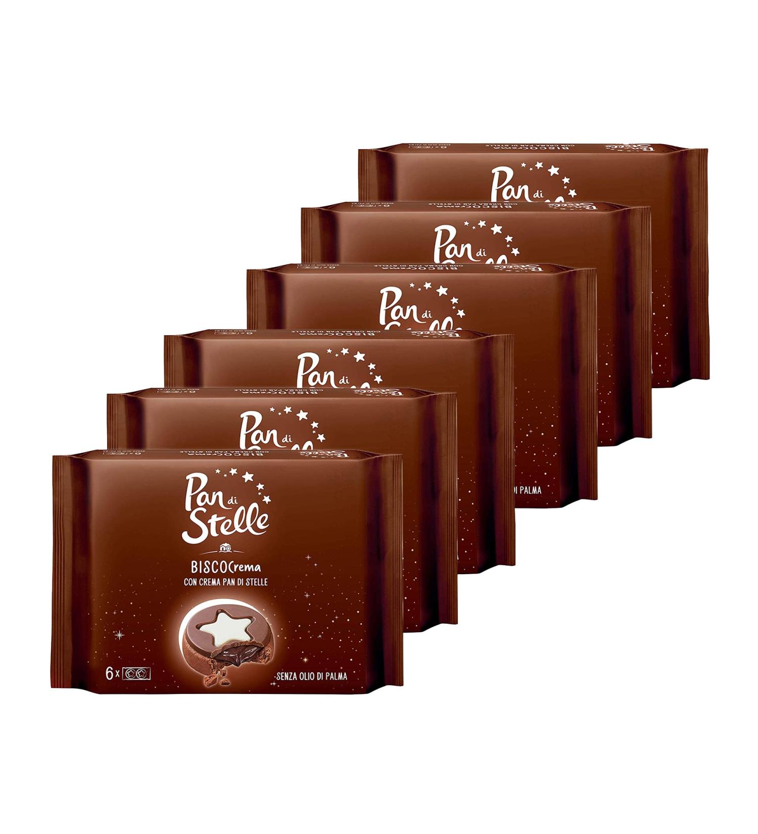  Pan di Stelle 6 Packs Pan de Stelle Biscocream 160 g 6 - Buy Online on GoSupps.com