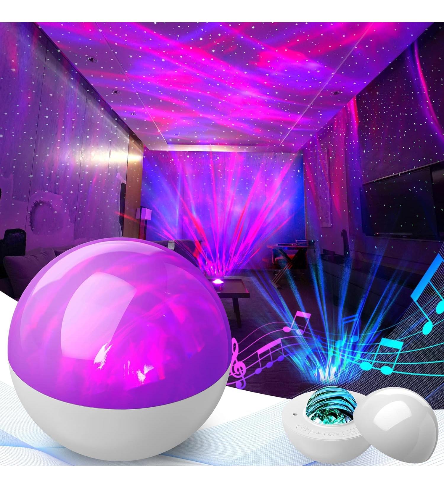 Galaxy Projector with White Noise, Bluetooth Speaker & Remote Control - Bedroom Decor & Kids Gift - Buy Online on GoSupps.com