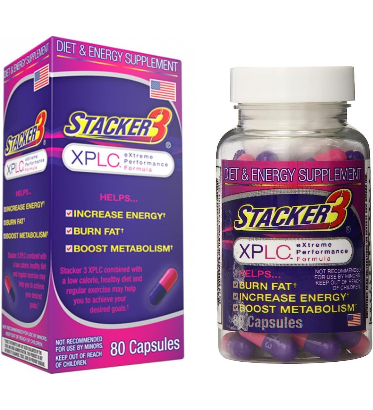 Generic Stacker 3 XPLC - 80 Capsules - Including Jump Rope