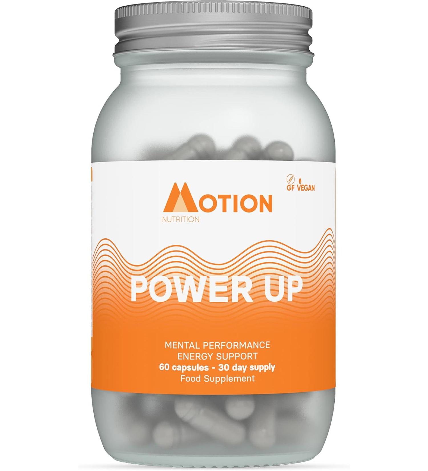Motion Nutrition Power Up Daytime Nootropic - 60 Capsules - Buy Online on GoSupps.com