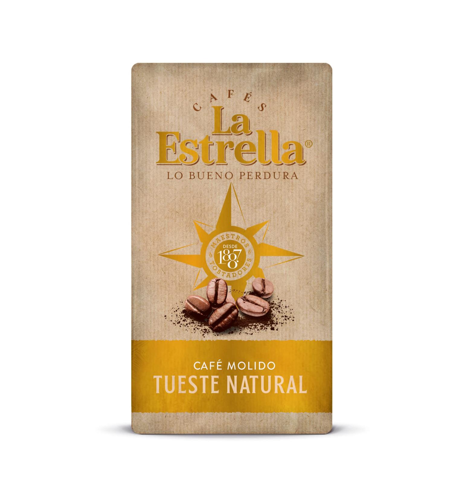  LA ESTRELLA LA ESTRELLA Natural Roasted Coffee 250g - 8 packs - Buy Online on GoSupps.com