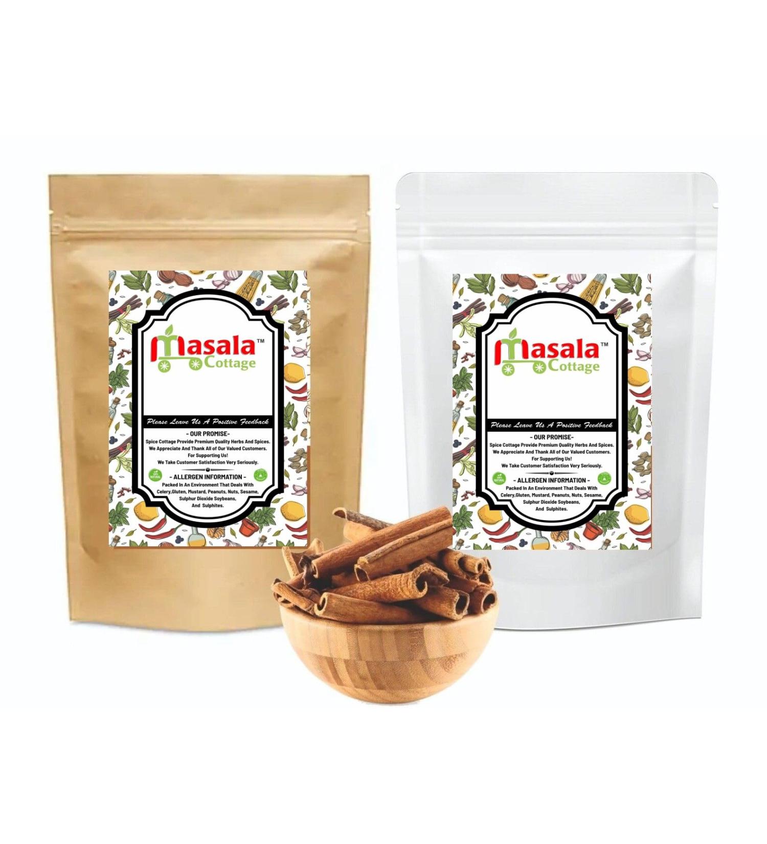 CINNAMON STICKS (QUILLS) CASSIA PREMIUM QUALITY by Masala Cottage 25g-1900g (450 Grams) 450 Grams - Buy Online on GoSupps.com