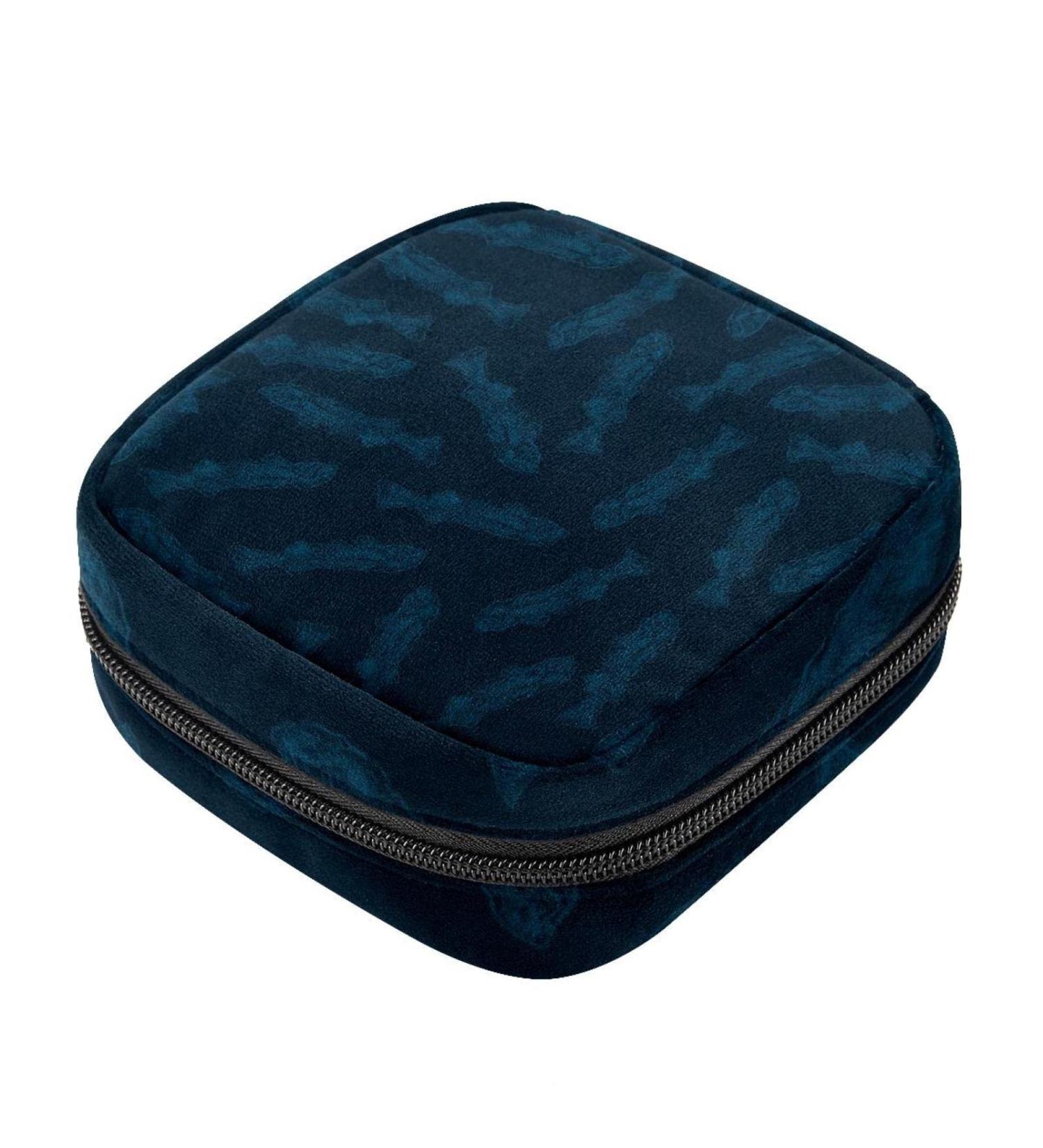 Fish Sanitary Napkin Storage Bag | Period Bag for Teen Girls | Feminine Product Pouch with Zipper | Multicolored Design | 15 Pack - Buy Online on GoSupps.com