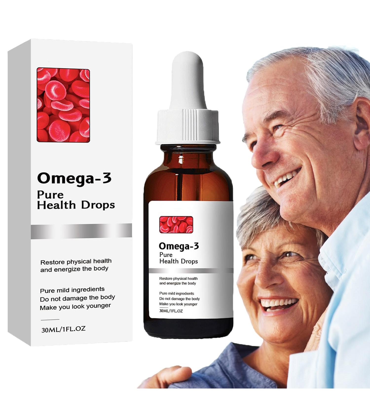 Natravor Omega-3 Natural Vasclear Drops 30 ml/1 fl oz NATRAVOR Omega-3 Drops Body Care Drops Relieve Physical Discomfort (1PC) - Buy Online on GoSupps.com