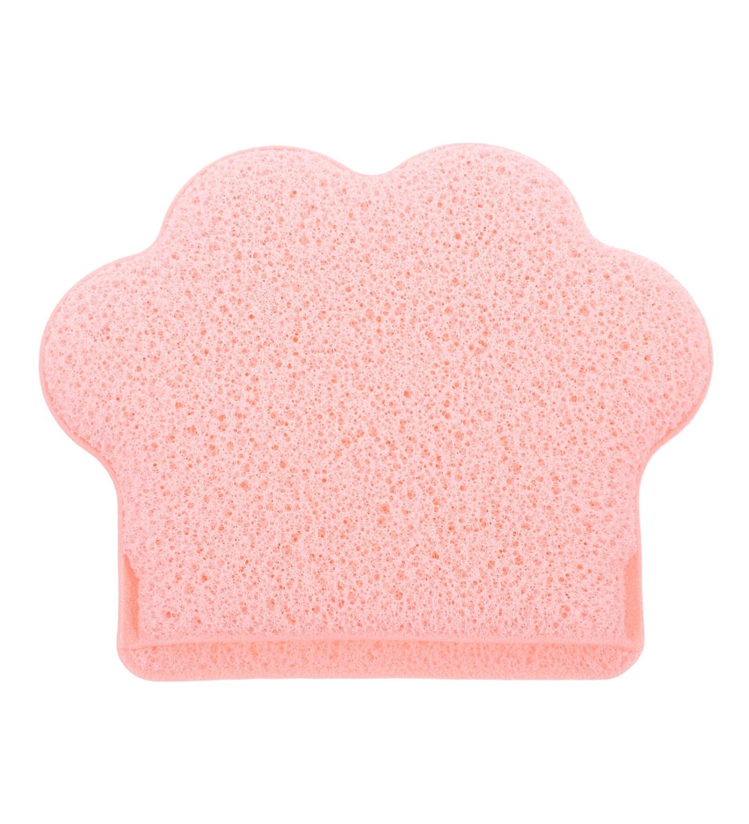 Baluue Makeup Cleansing Puff Face Washing Sponge Makeup Remover Pad Cute Cat Shaped Hydrophilic Soft Exfoliator Puff for Deep Cleansing Skin Care Pink - Buy Online on GoSupps.com