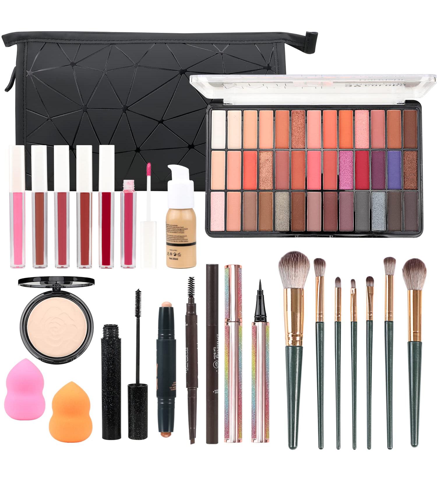 TooAemiS Professional Makeup Kit for Women and Teens - All in One Set with Eyeshadow, Lipstick, Concealer, and More - 28 Pieces - Buy Online on GoSupps.com