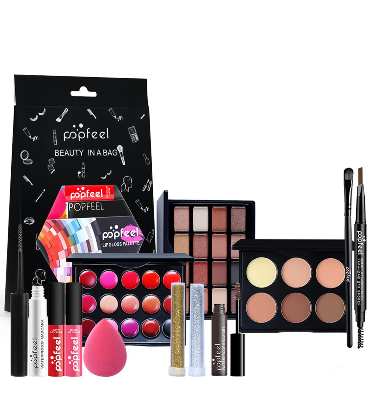 FantasyDay All-in-one Makeup Gift Set - Full Kit for Women | Eyeshadow Palette, Lipstick, Blush, Concealer, and More - KIT101C - Buy Online on GoSupps.com
