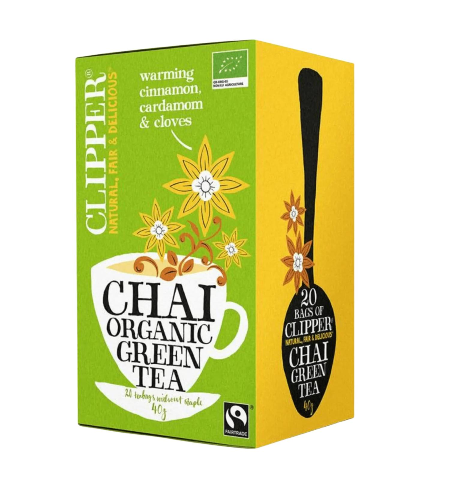 Clipper Teas Clipper Green Tea Chai BIO 4x 20 stuks