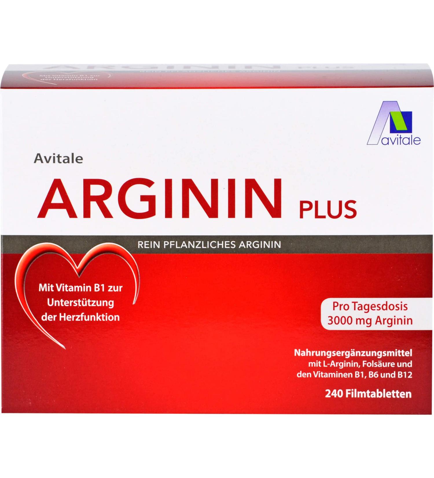 Arginine Plus Vitamin B1 B6 B12 & Folic Acid - 240 Film-Coated Tablets for Optimal Health | Premium eCommerce - Buy Online on GoSupps.com