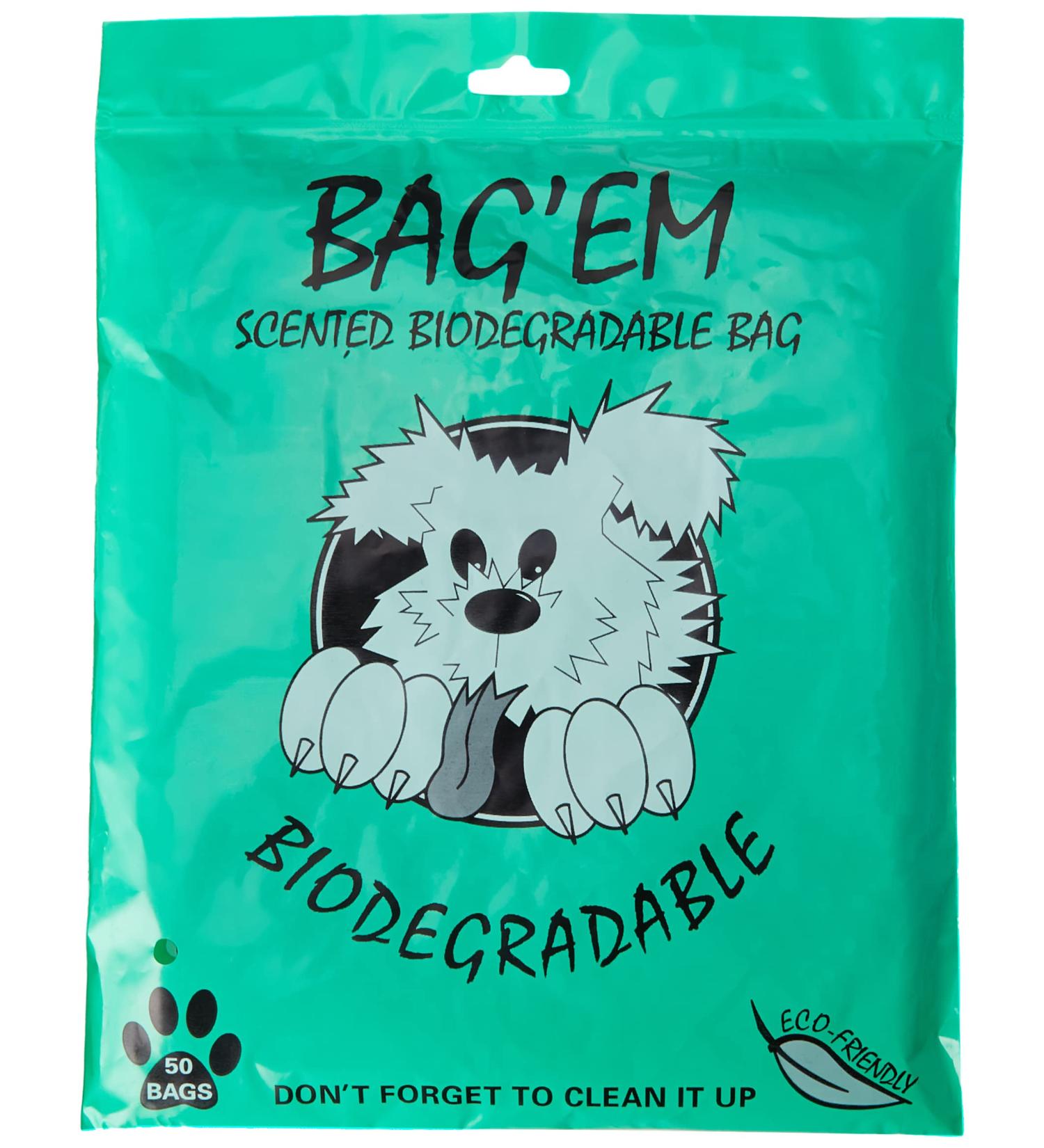 Bag Em Bio Poo Bags 50 count (Pack of 1) - Buy Online on GoSupps.com