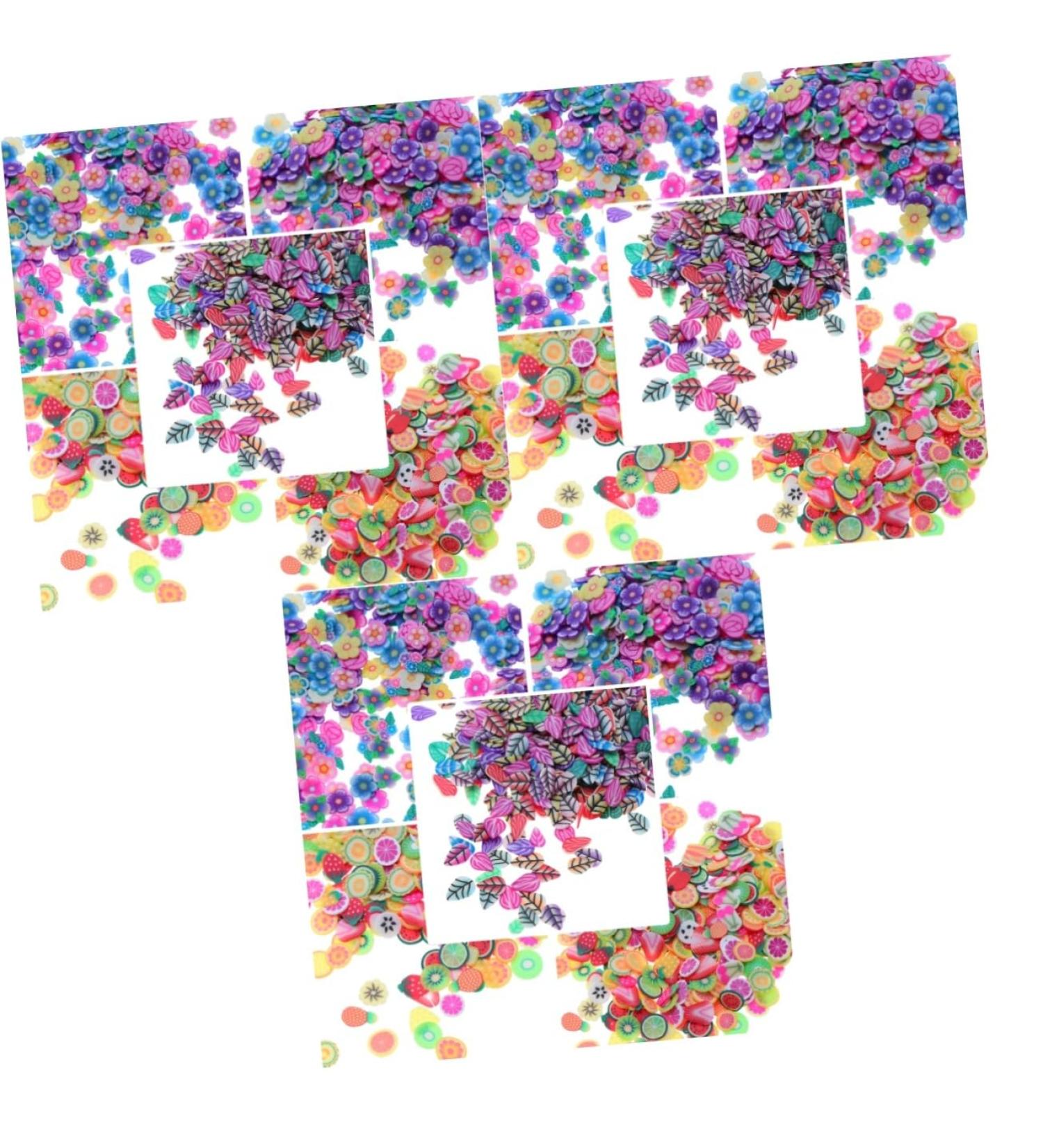 Housoutil 9 Packs Clay Slices Nail Art Decoration Nail Art Slices Fruit Slices for Nail Art Polymer Clay mediumx3pcs As Shownx3pcs - Buy Online on GoSupps.com