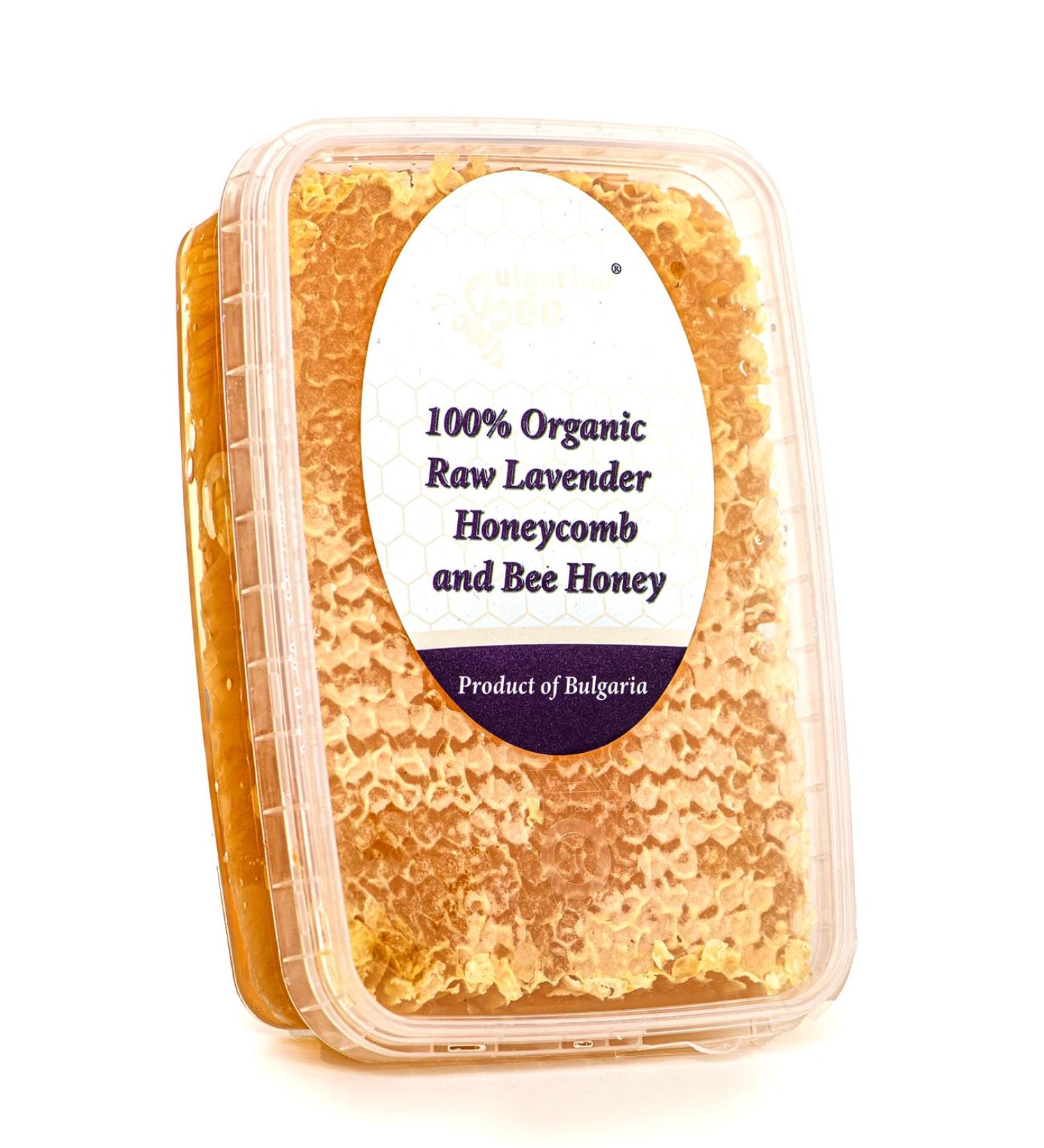Organic Honeycomb Raw Lavender Natural Pure Fresh Directly from the Beehive Handmade Absolutely Real Product. (300) - Buy Online on GoSupps.com