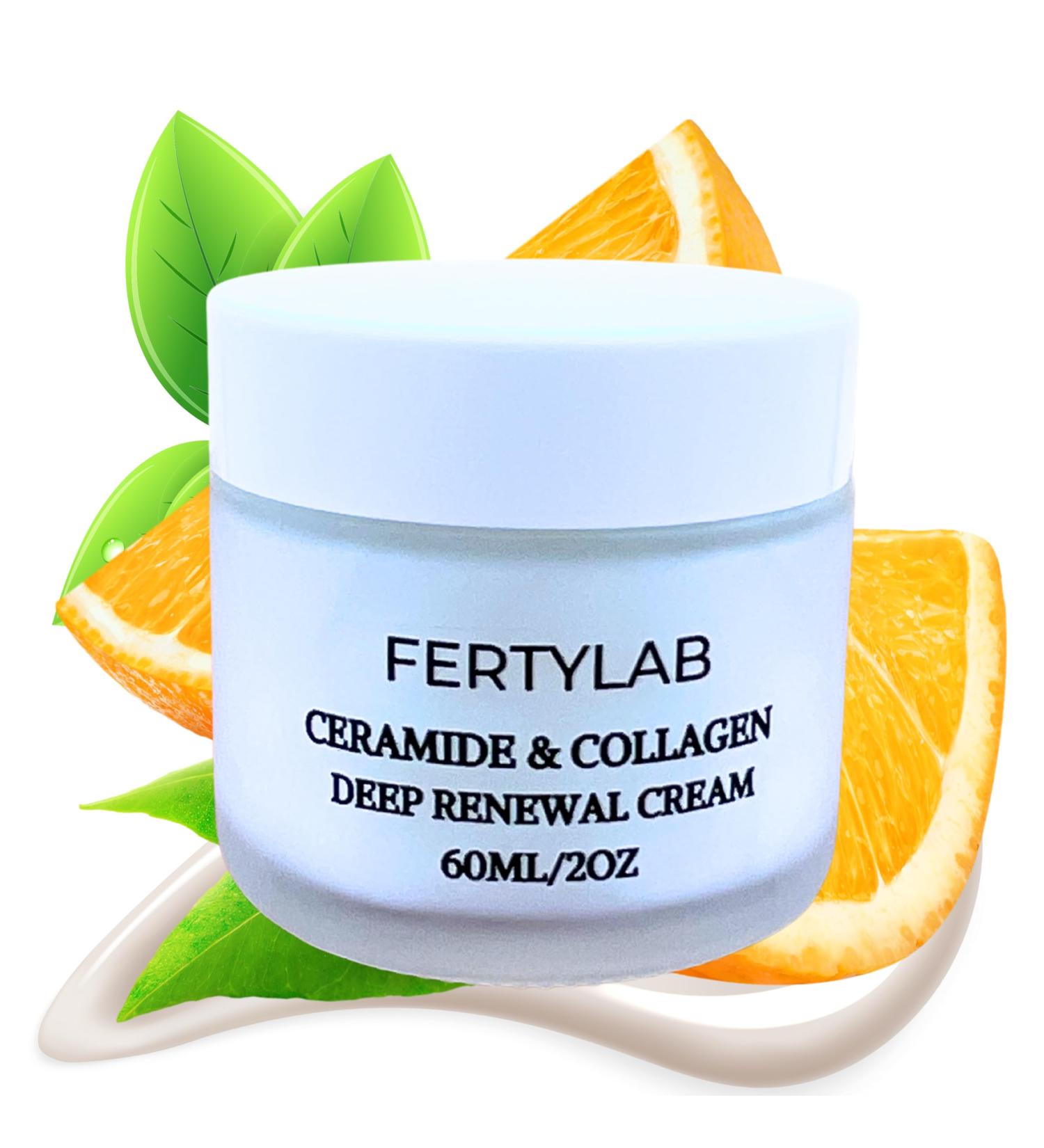 Ceramide & Collagen Moisturizer High-Performance Face Cream Hydrating Barrier Repair for All Skin Types Use After Hyaluronic Acid & Retinol Serums - 100% made in USA - Buy Online on GoSupps.com