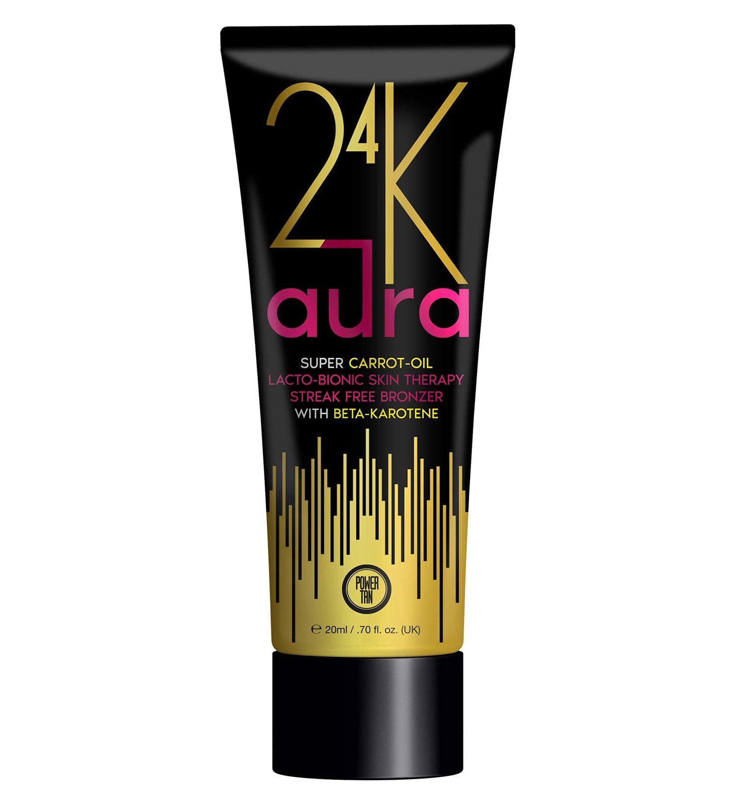 Power Tan 24K Aura Bronzing Sunbed Tanning Lotion Accelerator 250ml - Buy Online on GoSupps.com