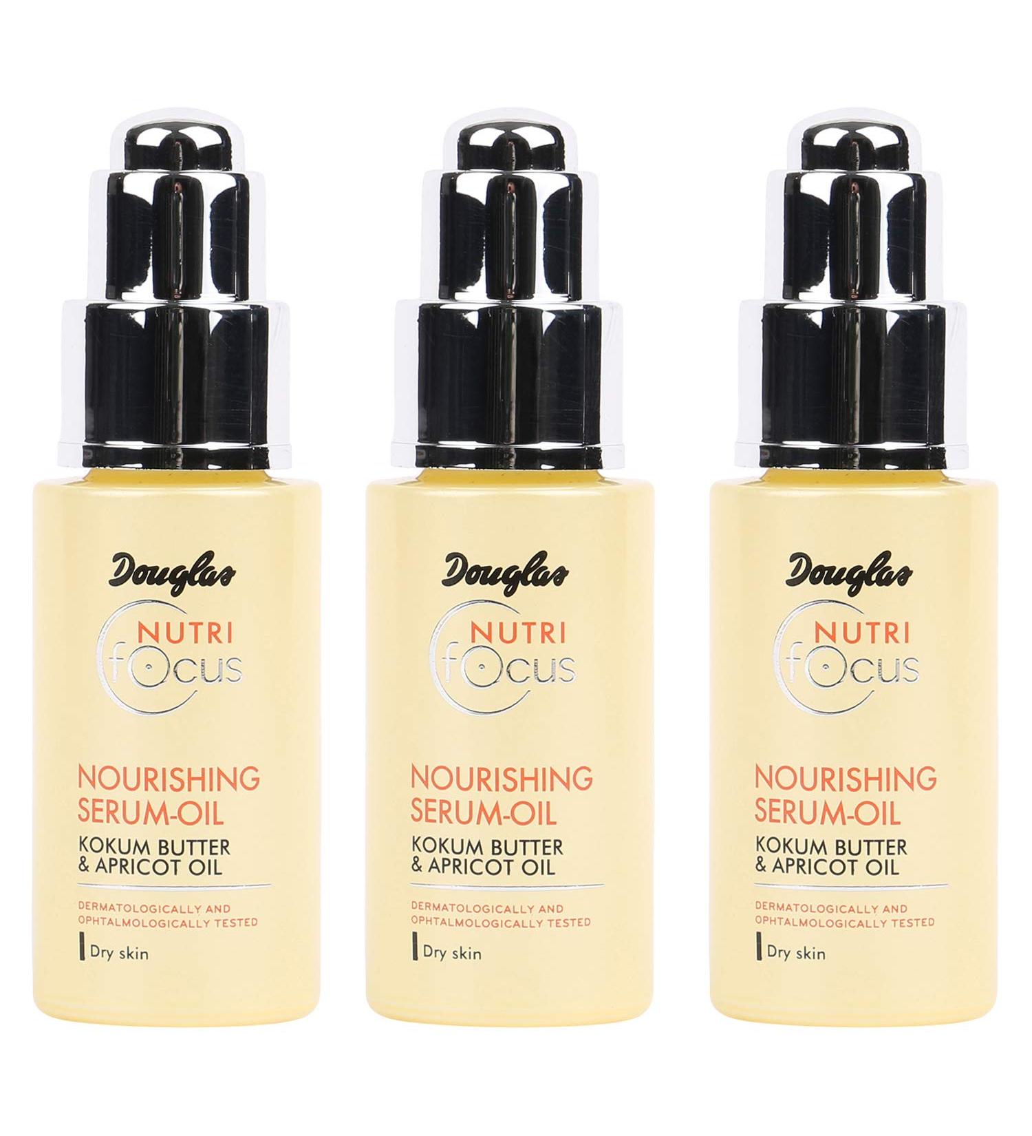 Buy 3x Douglas Skin Care Facial Serum - Nourishing Serum-Oil 30ml Set | International Shipping Available - Buy Online on GoSupps.com