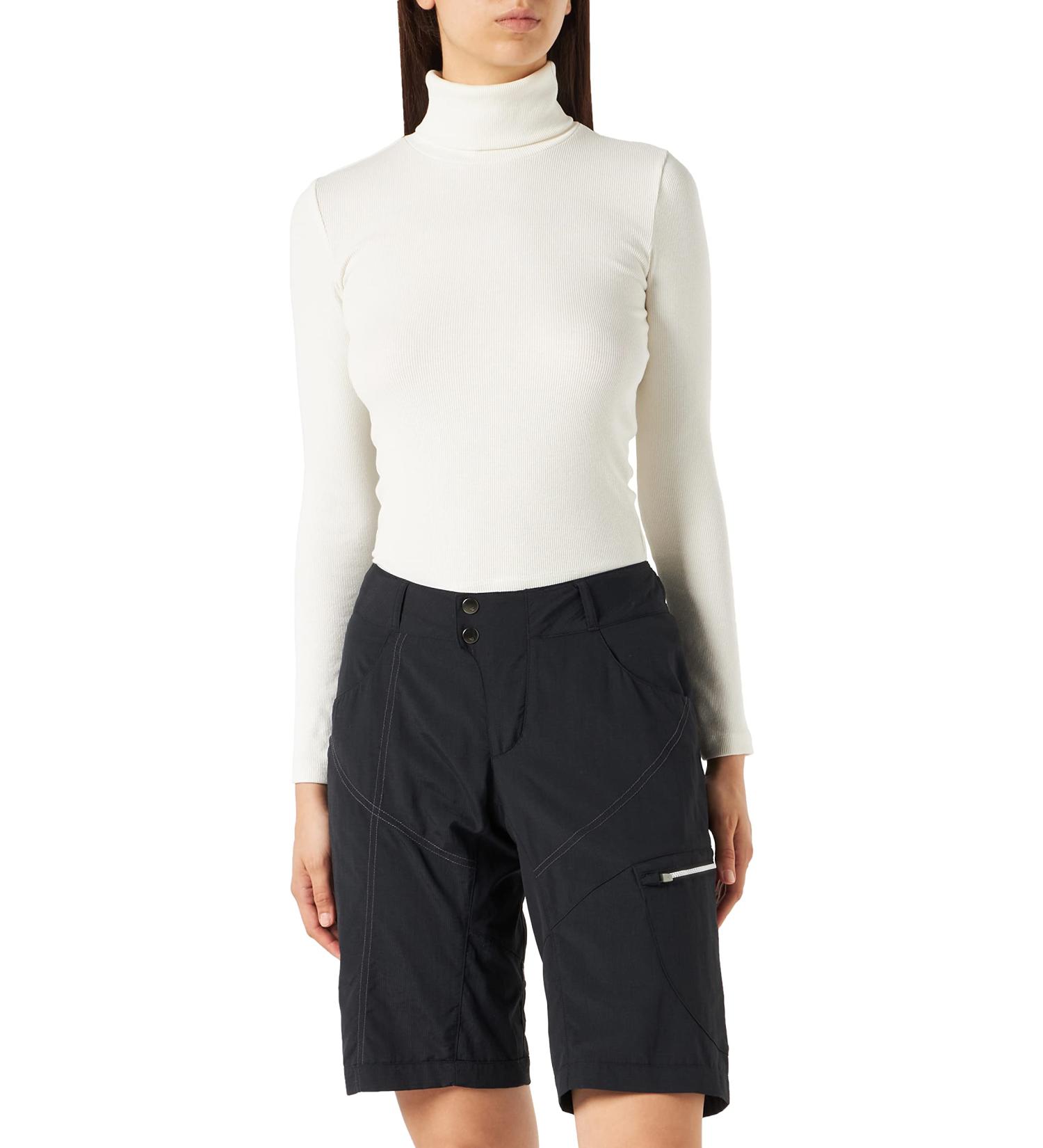 VAUDE Women's Tamaro Cycling Shorts - Black 42 | Includes Inner Shorts with Seat Pad - Best for International Shipping - Buy Online on GoSupps.com